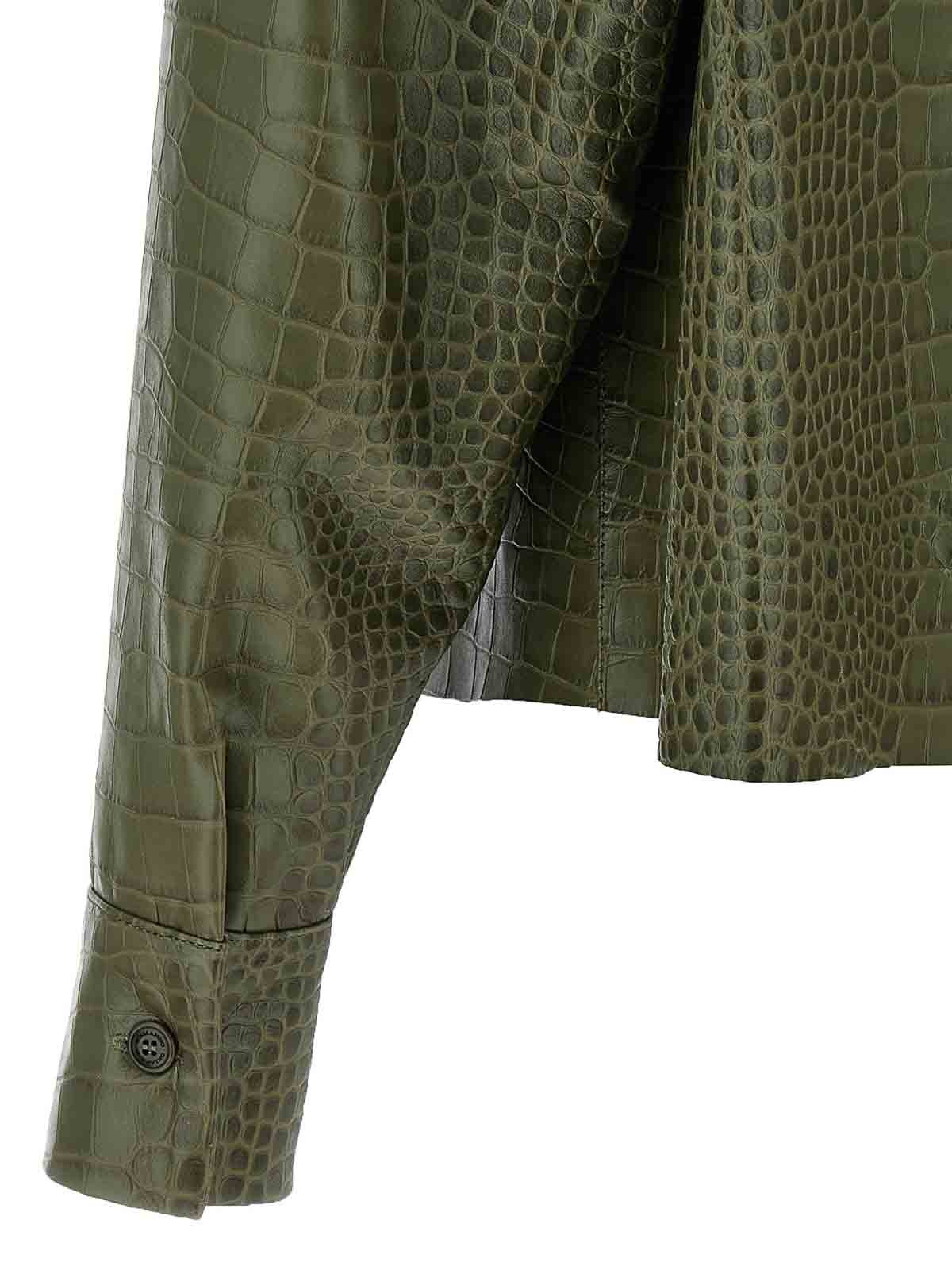 Crocodile Print Shirt D452K700IYR80515 (ERMANNO SCERVINO / シャツ・ブラウス ) | ERMANNO SCERVINO (エルマンノ シェルヴィーノ)(3)