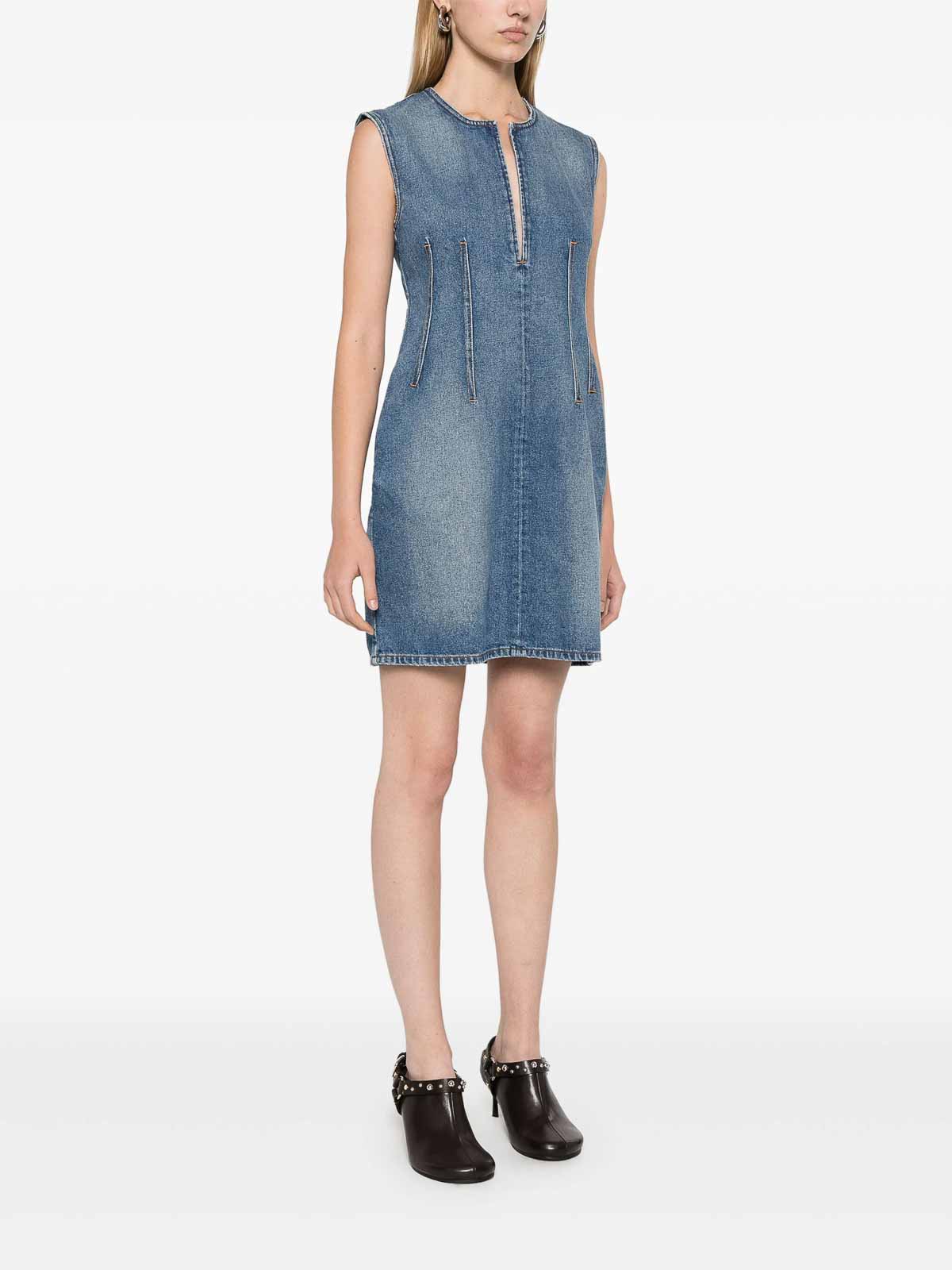 Denim Mini Dress 6D03303SQH004233 (Stella McCartney / ワンピース・ドレス・オールインワン ) | Stella McCartney (ステラ マッカートニー)(1)