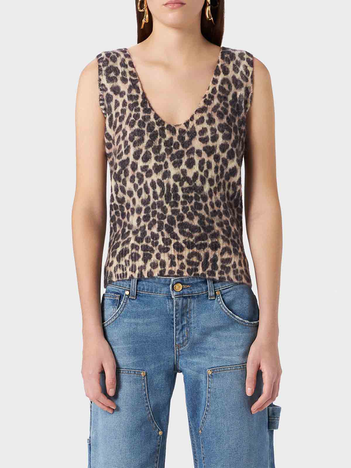 Sleeveless shirt 2M496AM5529 (Blumarine / ニット・セーター・カーディガン ) | Blumarine (ブルマリン)(1)