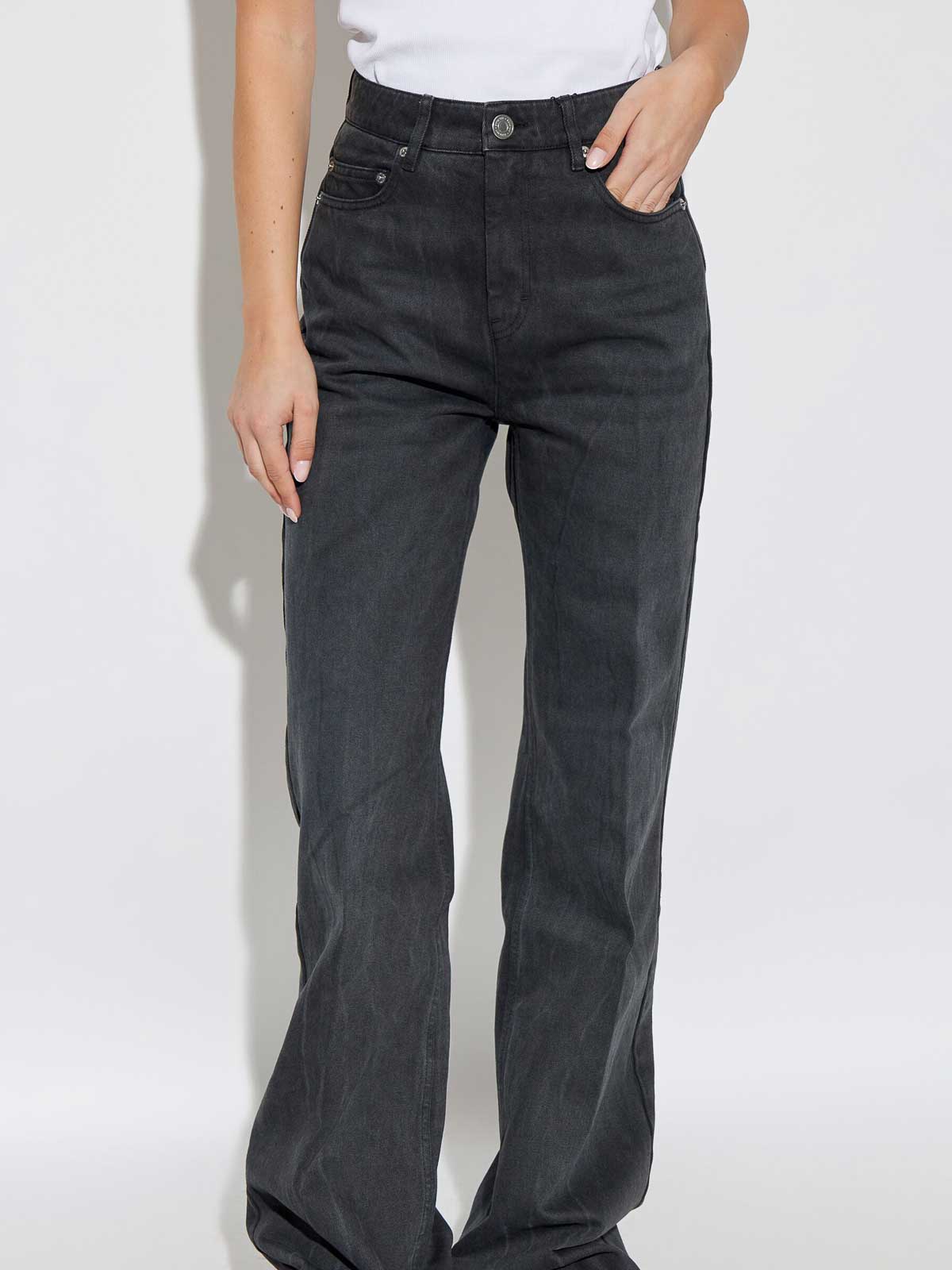 Cotton Wide-Leg Jeans FTR420CO0037001 (AMI Paris / ジーンズ ) | AMI Paris (アミパリス)(2)