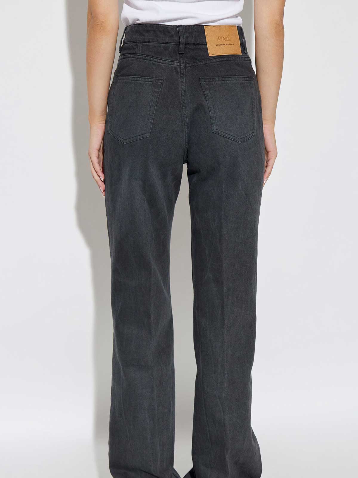 Cotton Wide-Leg Jeans FTR420CO0037001 (AMI Paris / ジーンズ ) | AMI Paris (アミパリス)(3)