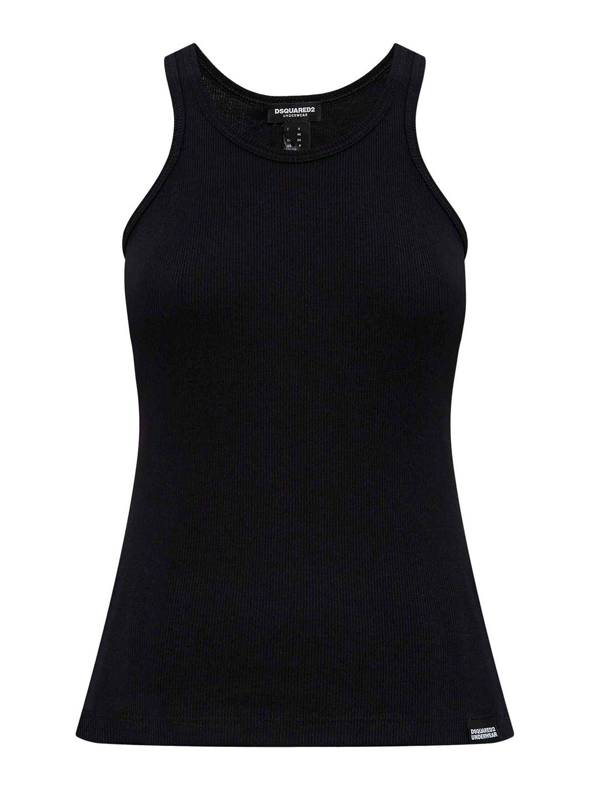 Sleeveless Cotton Top D8D05580001013 (Dsquared2 / タンクトップ・キャミソール ) | Dsquared2 (ディースクエアード)