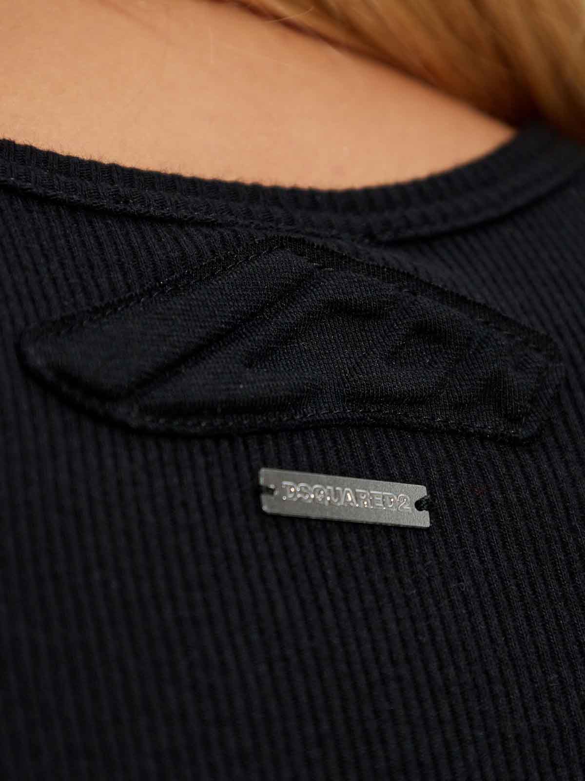 Sleeveless Cotton Top D8D05580001013 (Dsquared2 / タンクトップ・キャミソール ) | Dsquared2 (ディースクエアード)(3)