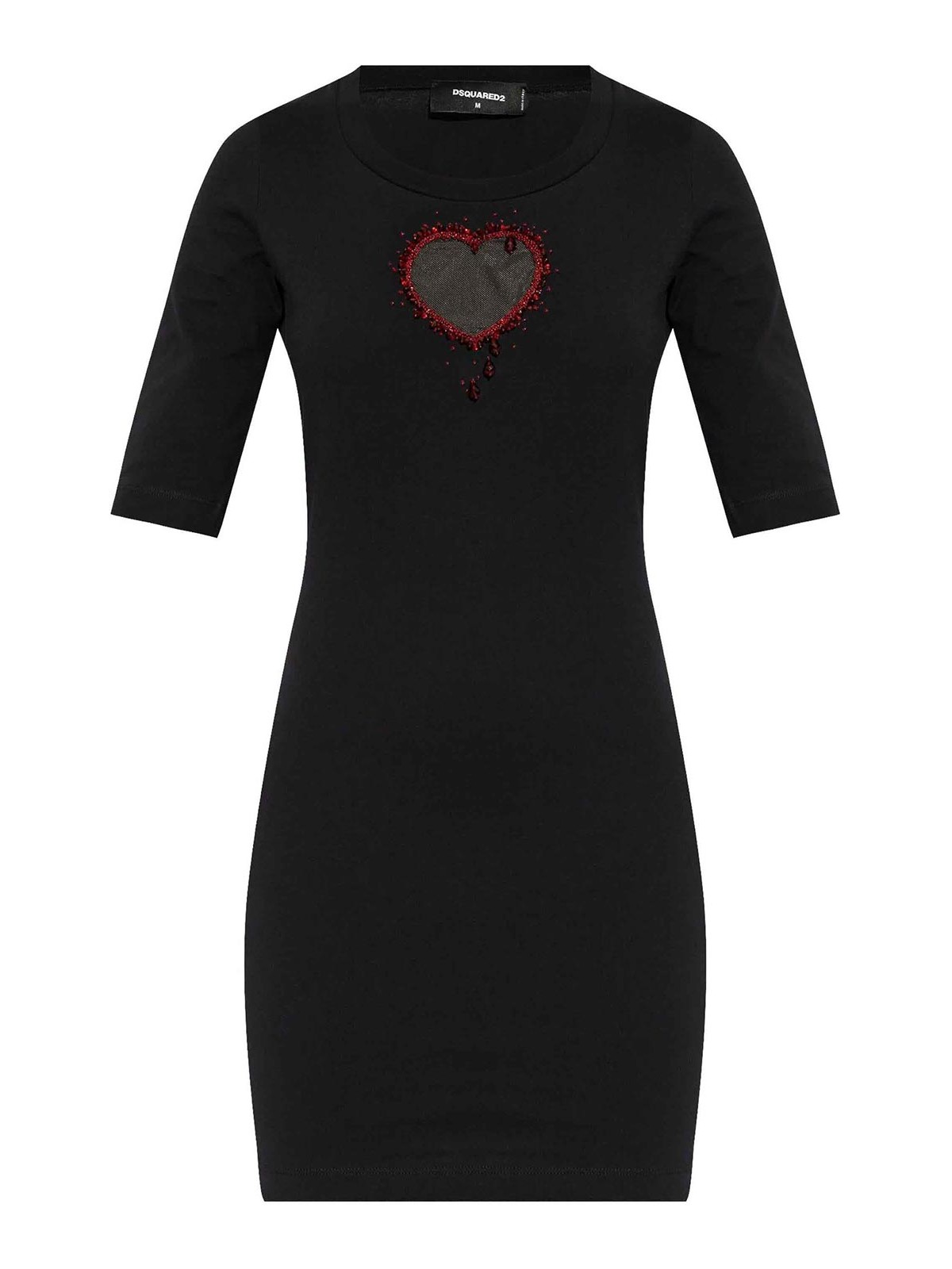 Midi dress S75CV0837S24662900 (Dsquared2 / ワンピース・ドレス・オールインワン ) | Dsquared2 (ディースクエアード)