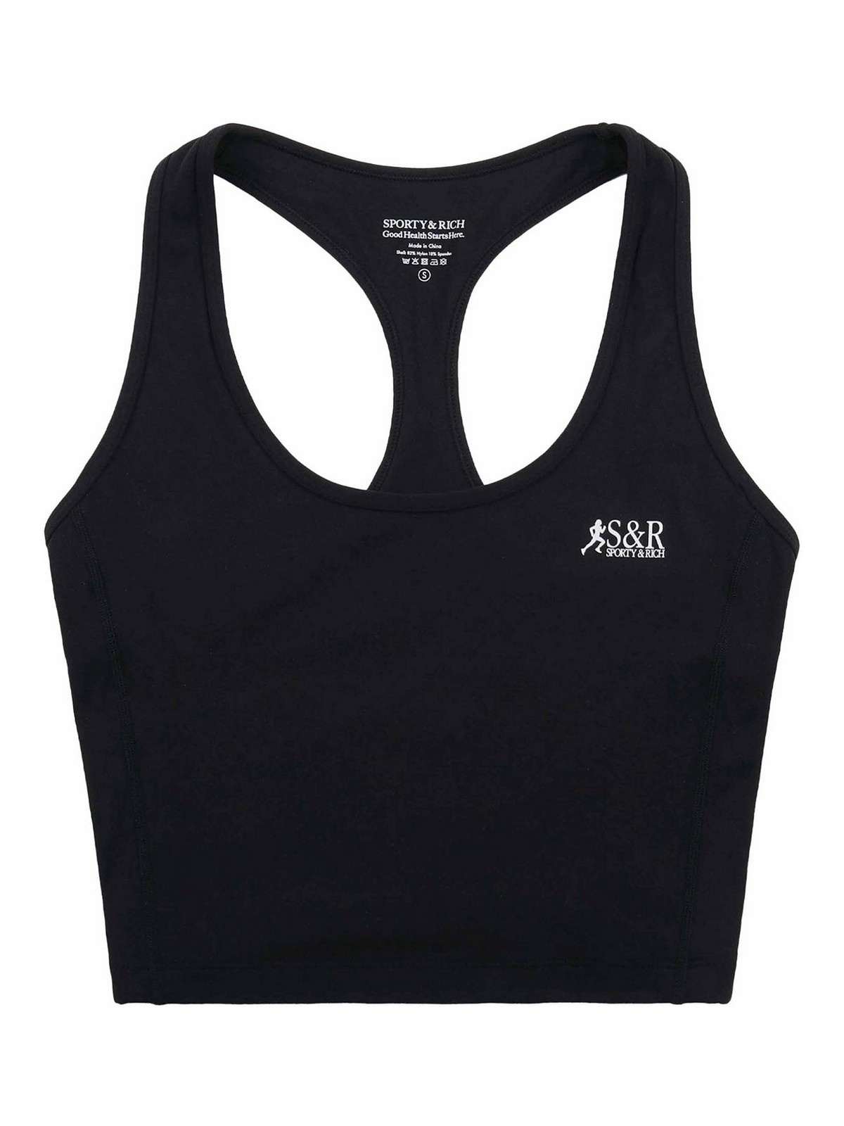 Sr Runner Sports Tank TO023S405SBBLACK (Sporty & Rich / タンクトップ・キャミソール ) | Sporty & Rich (スポーティアンドリッチ)