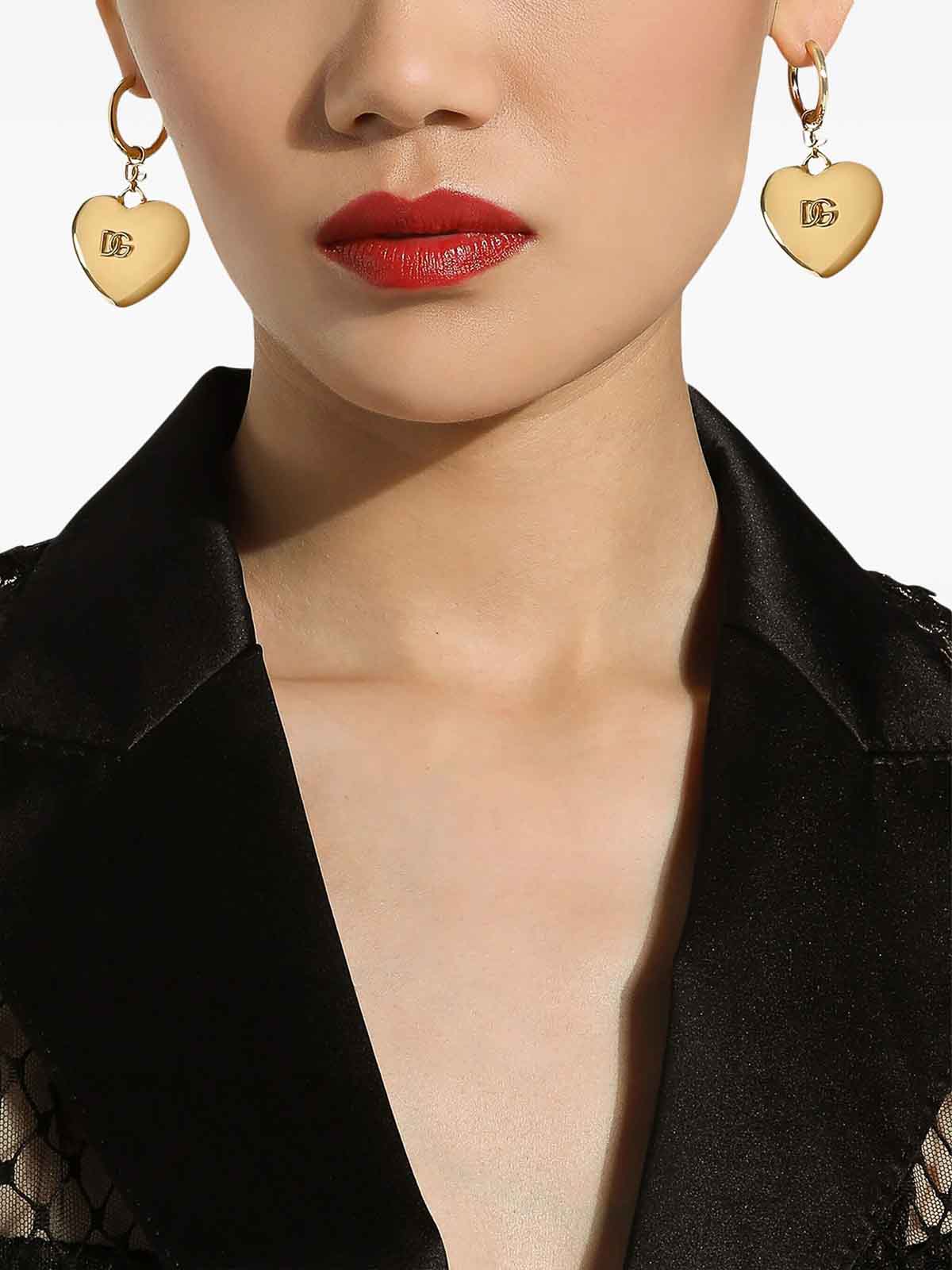 Heart Hoop Earrings WEQ8S1W1111Z0000 (Dolce & Gabbana / ピアス・イヤリング ) | Dolce & Gabbana (ドルチェガッバーナ)(2)