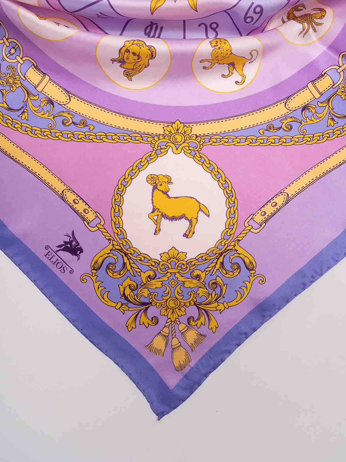 Silk Scarf With Zodiac Sign FOULARDARIETE (ELIOS MILANO / スカーフ・マフラー ) | ELIOS MILANO (エリオス ミラノ)(1)