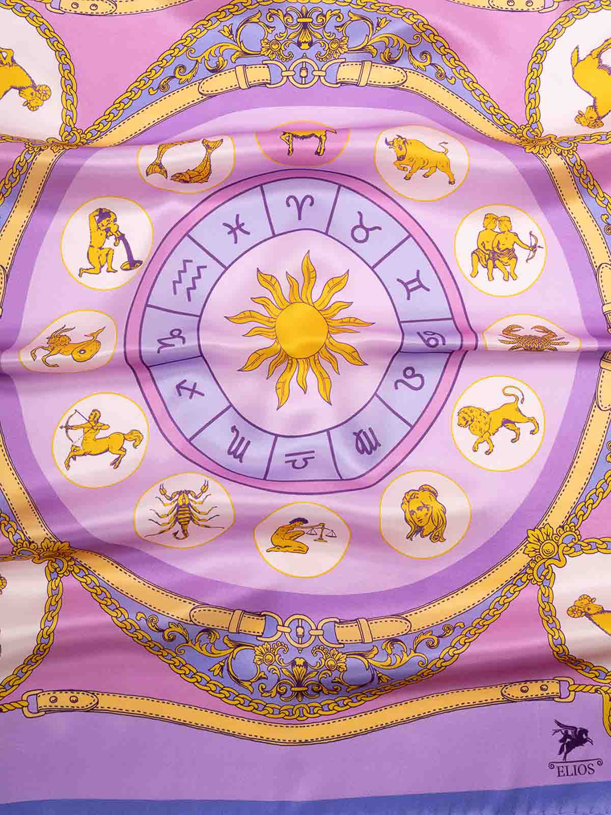 Silk Scarf With Zodiac Sign FOULARDARIETE (ELIOS MILANO / スカーフ・マフラー ) | ELIOS MILANO (エリオス ミラノ)(3)
