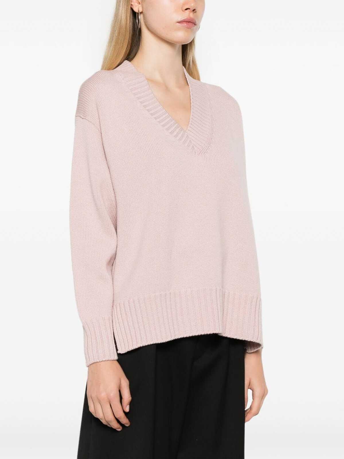 Long Sleeve Oversize V-Neck Sweater L5MN481320 (Drumohr / ニット・セーター・カーディガン ) | Drumohr (ドルモア)(4)