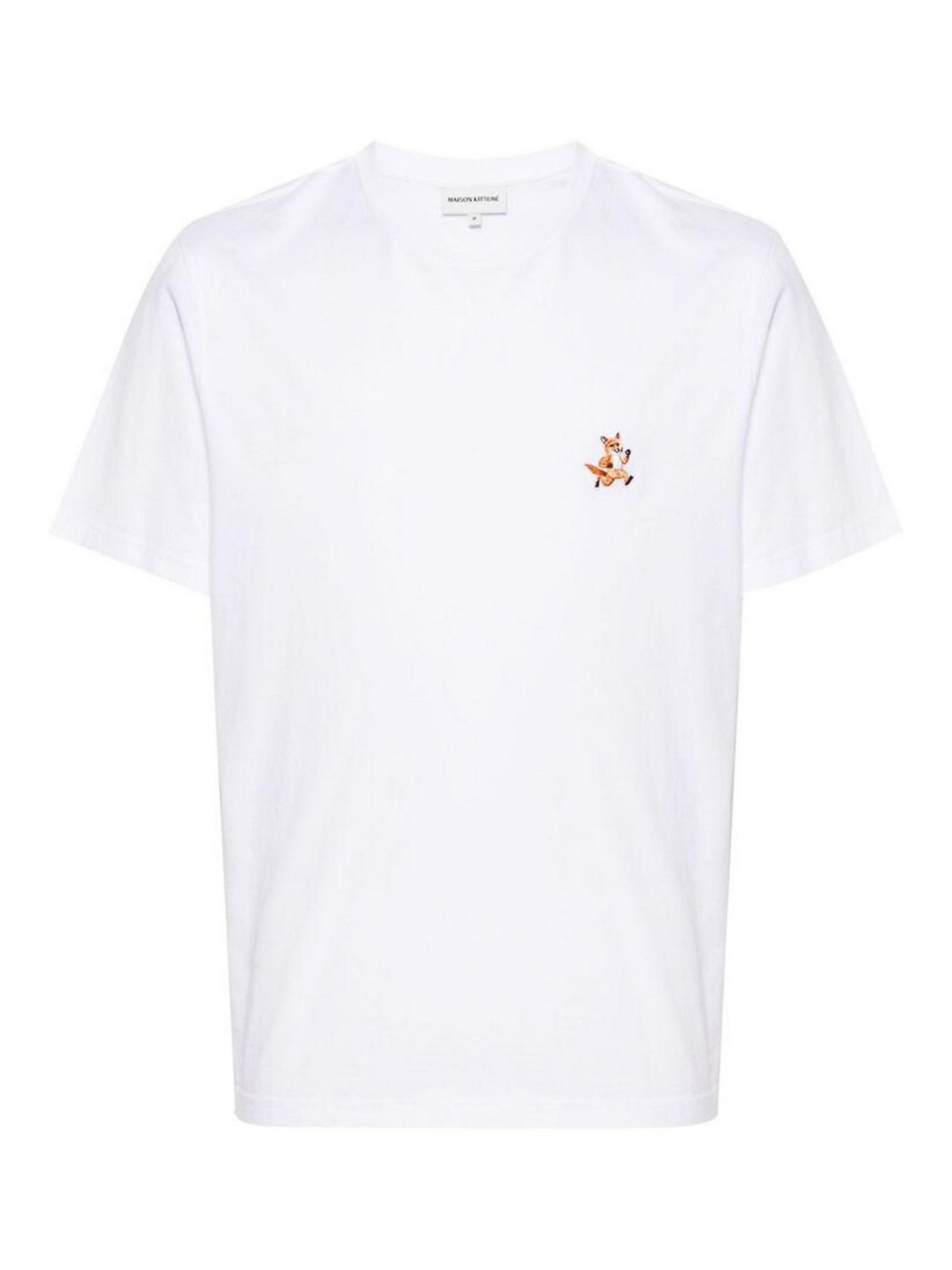 T-Shirt MM00125KJ0008WHITE (Maison Kitsuné / Tシャツ・カットソー ) | Maison Kitsuné (メゾン キツネ)