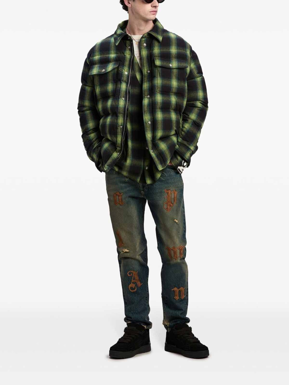 `Vertigo` Padded Shirt PMED046F24FAB0015503 (Palm Angels / シャツ・ブラウス ) | Palm Angels (パームエンジェルス)(1)