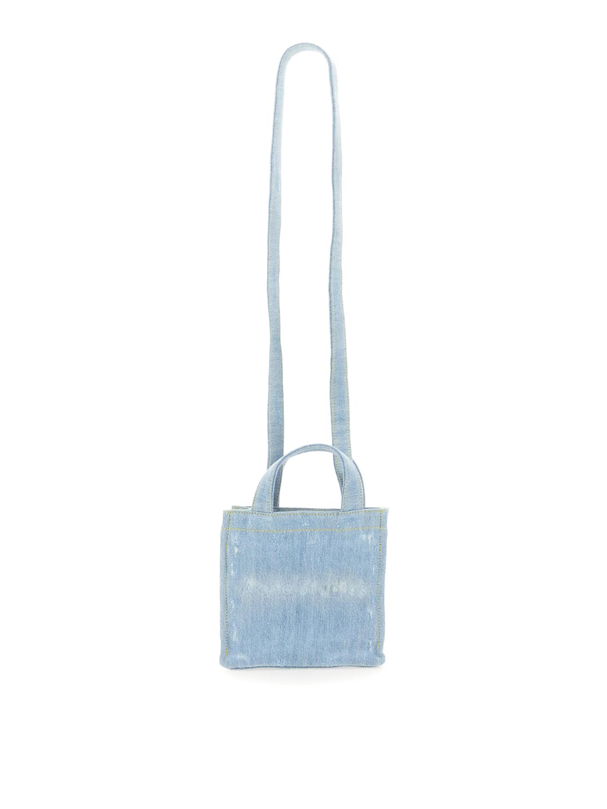 Mini Denim Shopper Bag With Logo C10169228 (Acne Studios / トートバッグ ) | Acne Studios (アクネ ストゥディオズ)(1)