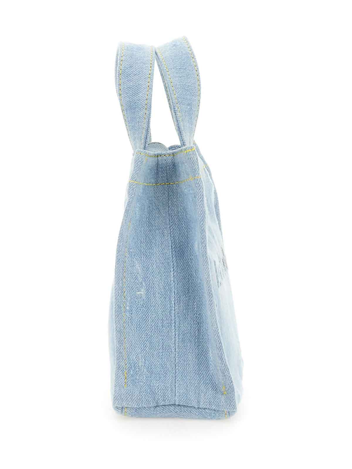 Mini Denim Shopper Bag With Logo C10169228 (Acne Studios / トートバッグ ) | Acne Studios (アクネ ストゥディオズ)(2)