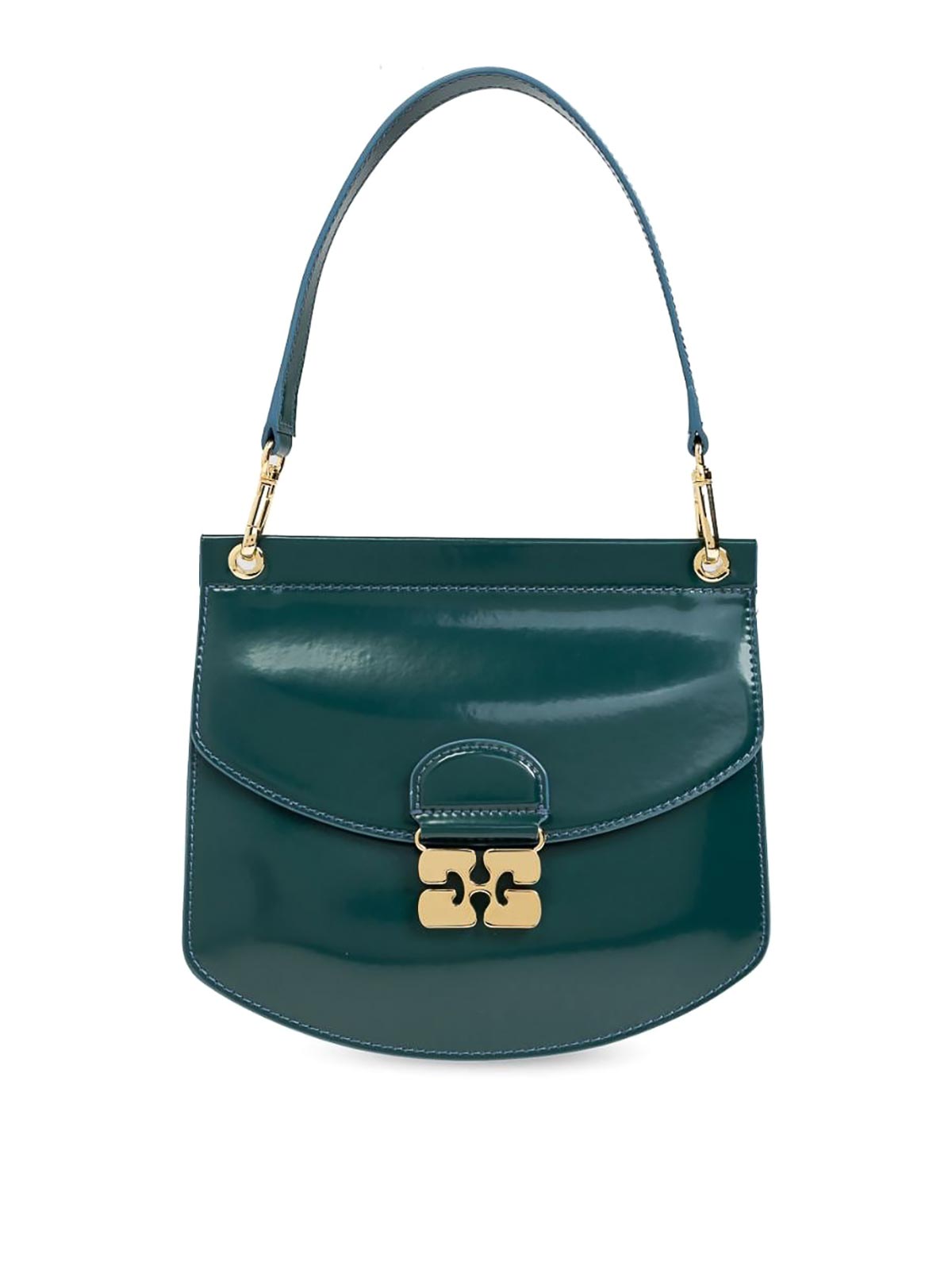 Recycled Leather Apo-G Shoulder Bag A6113809 (GANNI / ハンドバッグ・ショルダーバッグ ) | GANNI (ガニー)