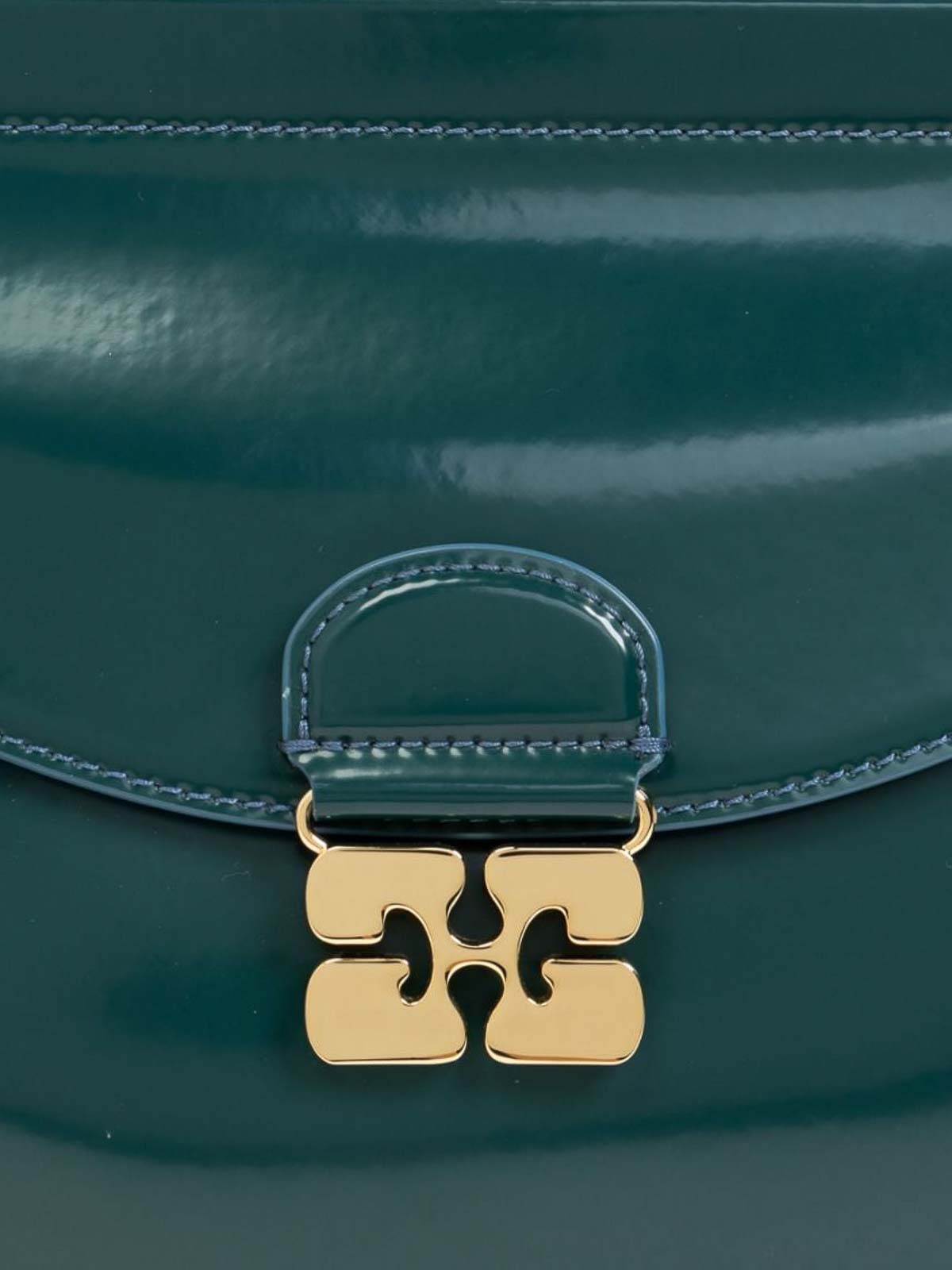 Recycled Leather Apo-G Shoulder Bag A6113809 (GANNI / ハンドバッグ・ショルダーバッグ ) | GANNI (ガニー)(1)