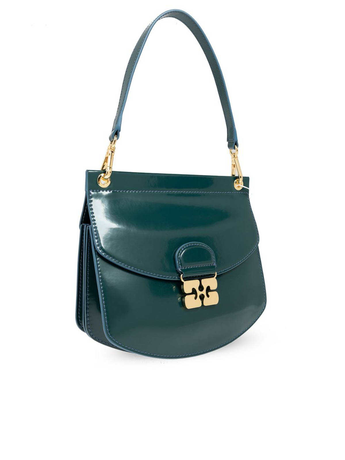 Recycled Leather Apo-G Shoulder Bag A6113809 (GANNI / ハンドバッグ・ショルダーバッグ ) | GANNI (ガニー)(4)