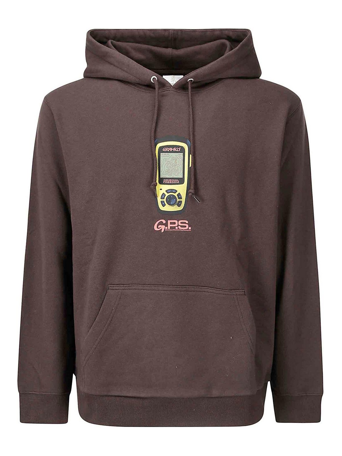 Gps Hooded Sweatshirt G4FUJ109DARKBROWN (GRAMICCI / スウェット・フーディー ) | GRAMICCI (グラミチ)