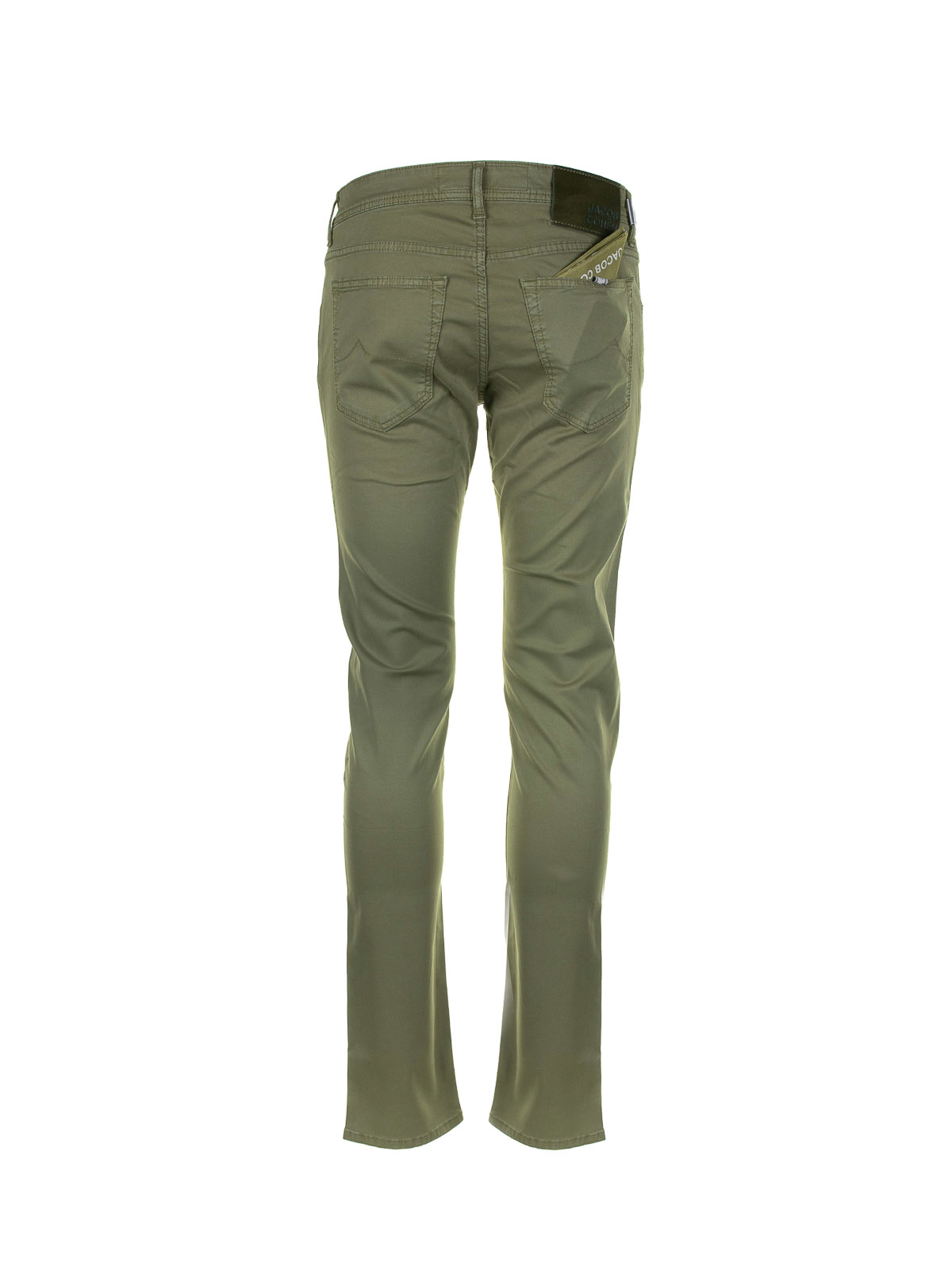 Green 5-pocket trousers in cotton UQE0736S3756R49 (JACOB COHEN / パンツ ) | JACOB COHEN (ヤコブ コーエン)(1)