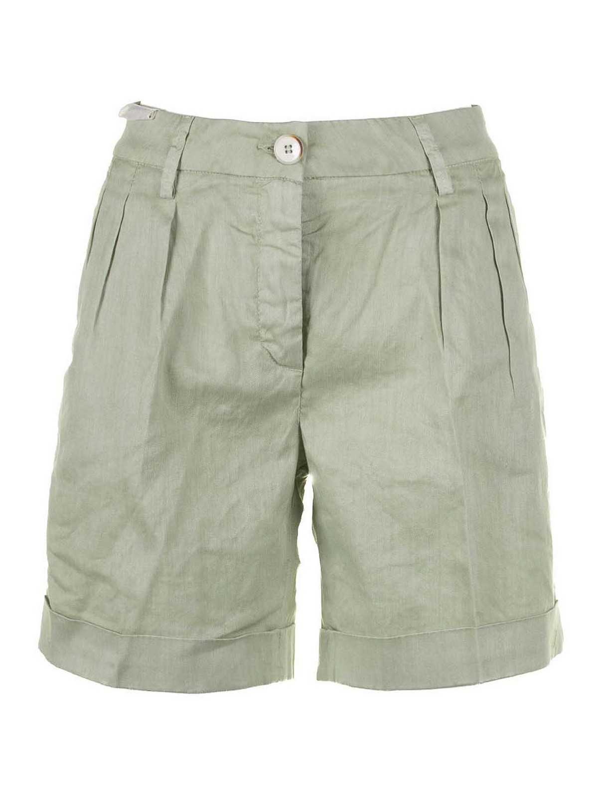 Apple Green High Waist Women's Bermuda Shorts B015LS3L0635324 (Re_HasH / ショートパンツ ) | Re_HasH (レアッシュ)