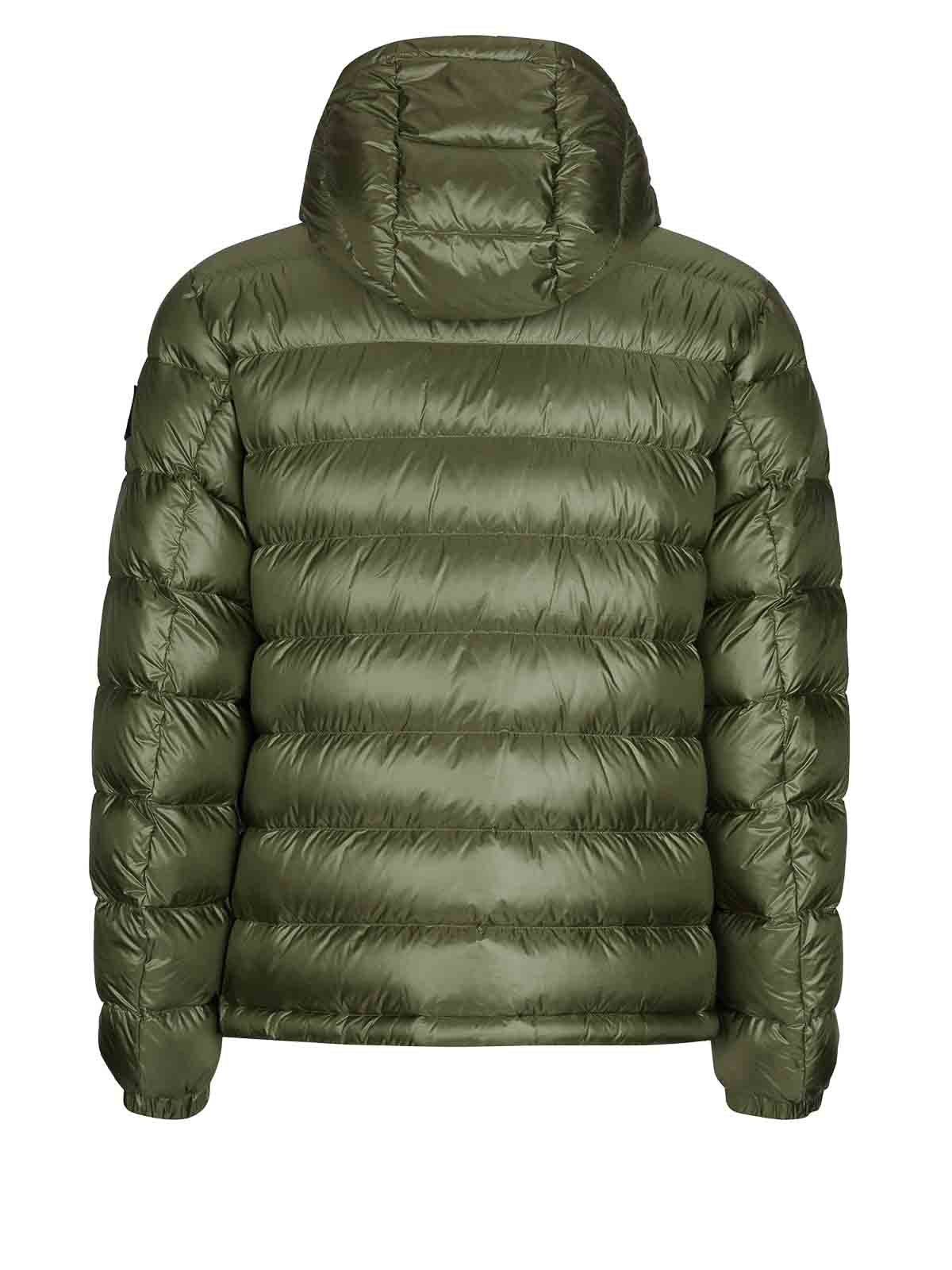 Green Quilted Down Jacket 10AM1104183 (add / ダウンジャケット・コート ) | add (エーディーディー)(2)