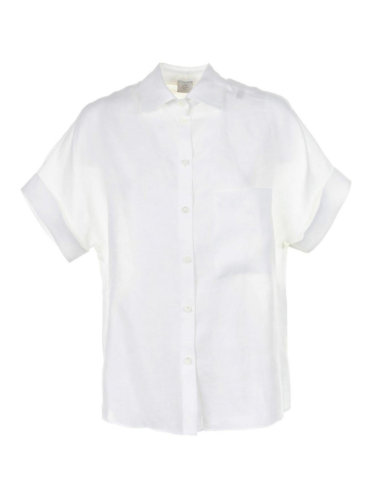 White Linen Shirt I80CAMI05TES0I15901 (eleventy / シャツ・ブラウス ) | eleventy (イレブンティ)