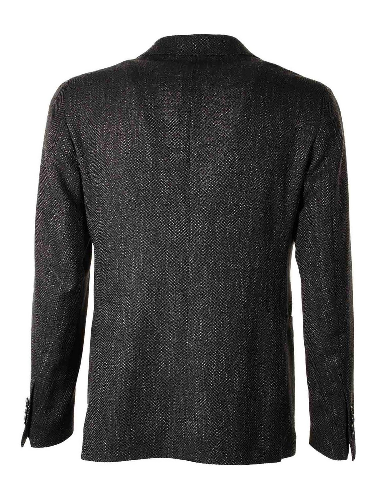 Black Single-Breasted Jacket MONTECARLO1SMC22KAIC900192111 (TAGLIATORE / ブレザー・ジャケット ) | TAGLIATORE (タリアトーレ)(1)