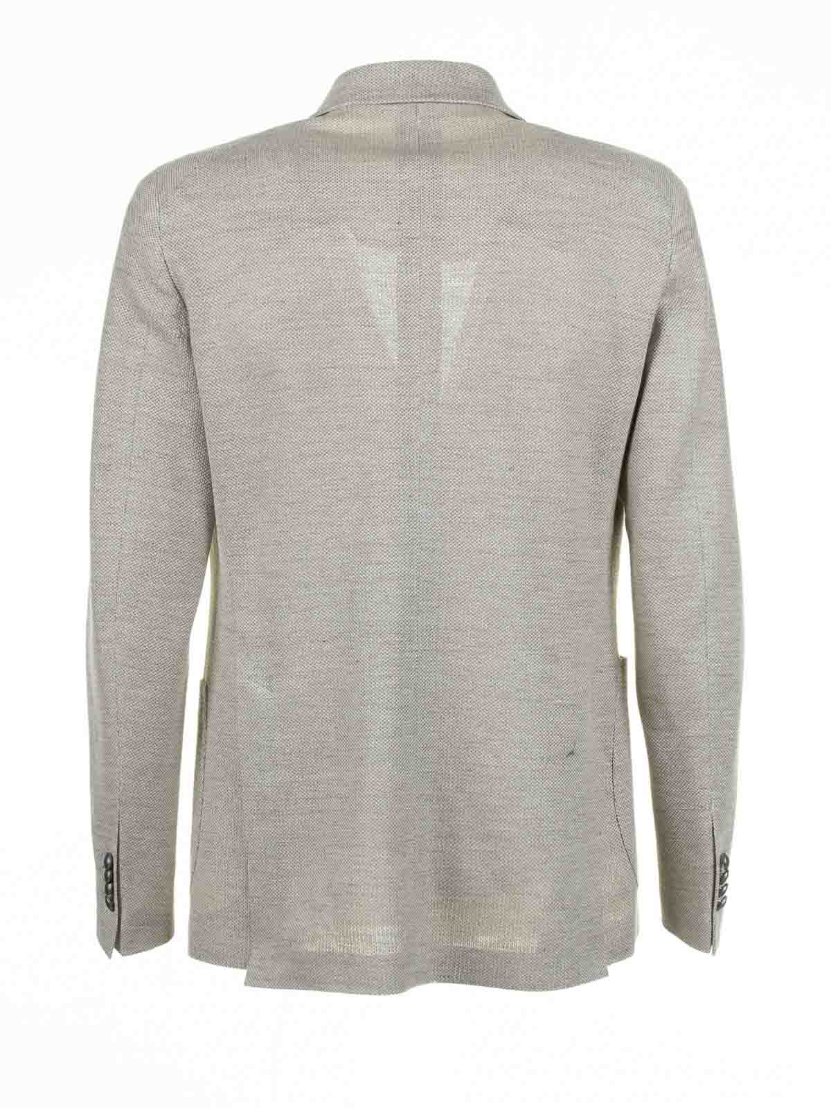 Beige double-breasted jacket 1SMC20K570003A3108 (TAGLIATORE / ブレザー・ジャケット ) | TAGLIATORE (タリアトーレ)(1)