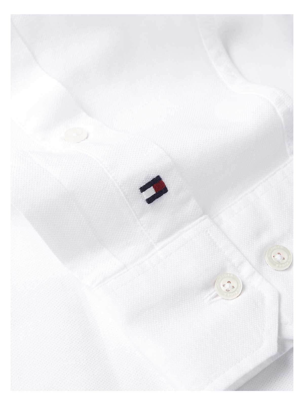 Regular Fit Shirt In Dobby Fabric MW0MW34641YCF (TOMMY HILFIGER / シャツ・ブラウス ) | TOMMY HILFIGER (トミーフィルフィガー)(3)
