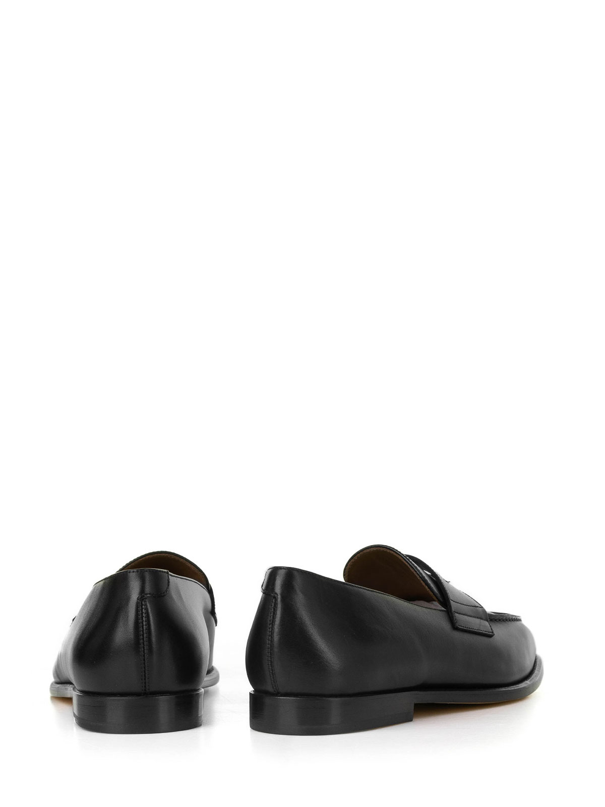 Doucals Black Leather loafers DU3260MARIUF159NN00 (DOUCAL'S / ローファー ) | DOUCAL'S (デュカルス)(2)