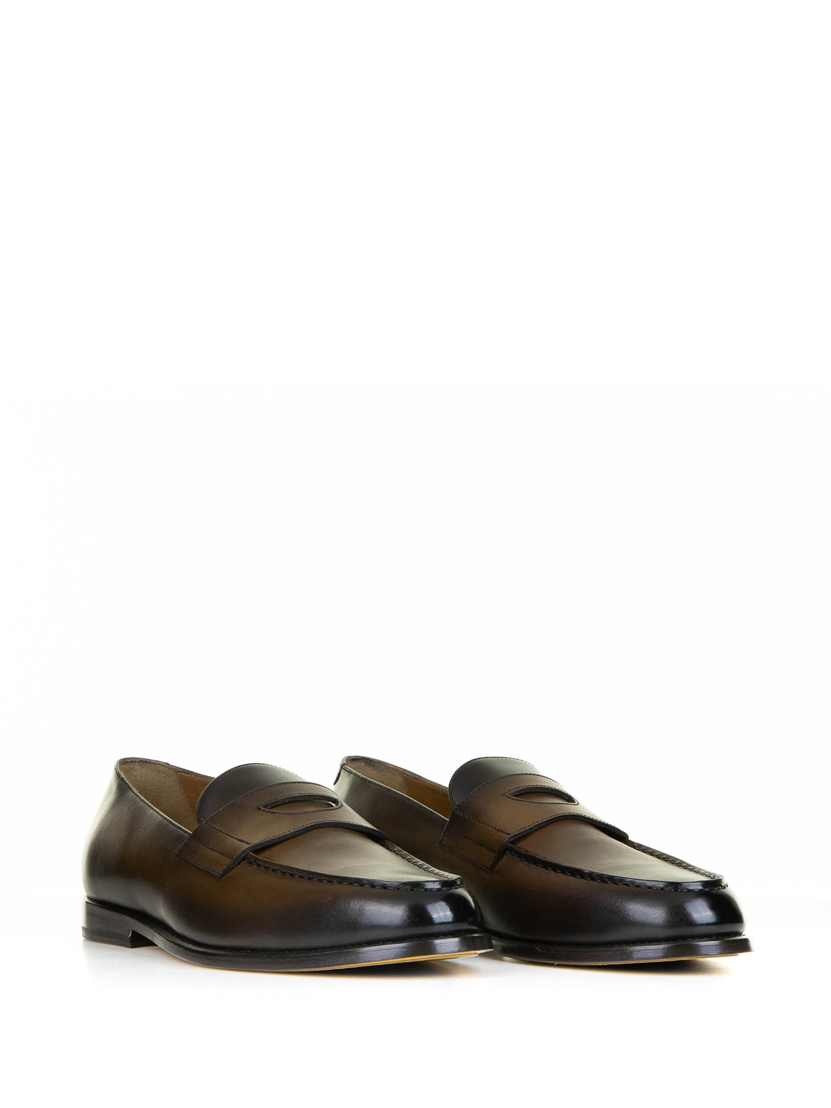Doucals Brown Leather loafers DU3260MARIUF159M45 (DOUCAL'S / ローファー ) | DOUCAL'S (デュカルス)(1)