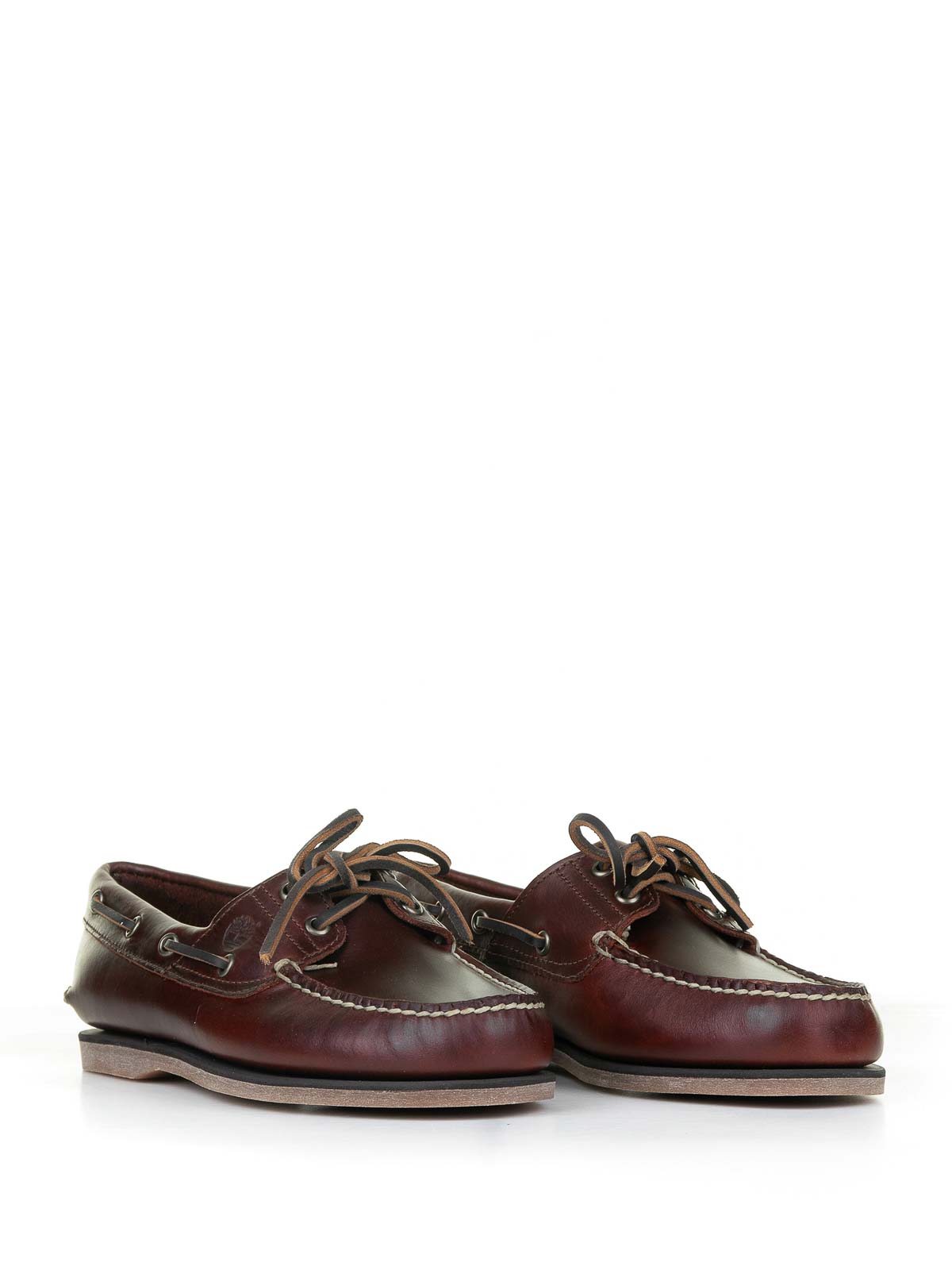 Brown Oiled Leather Boat Shoes TB0250772141 (Timberland / ローファー ) | Timberland (ティンバーランド)(1)