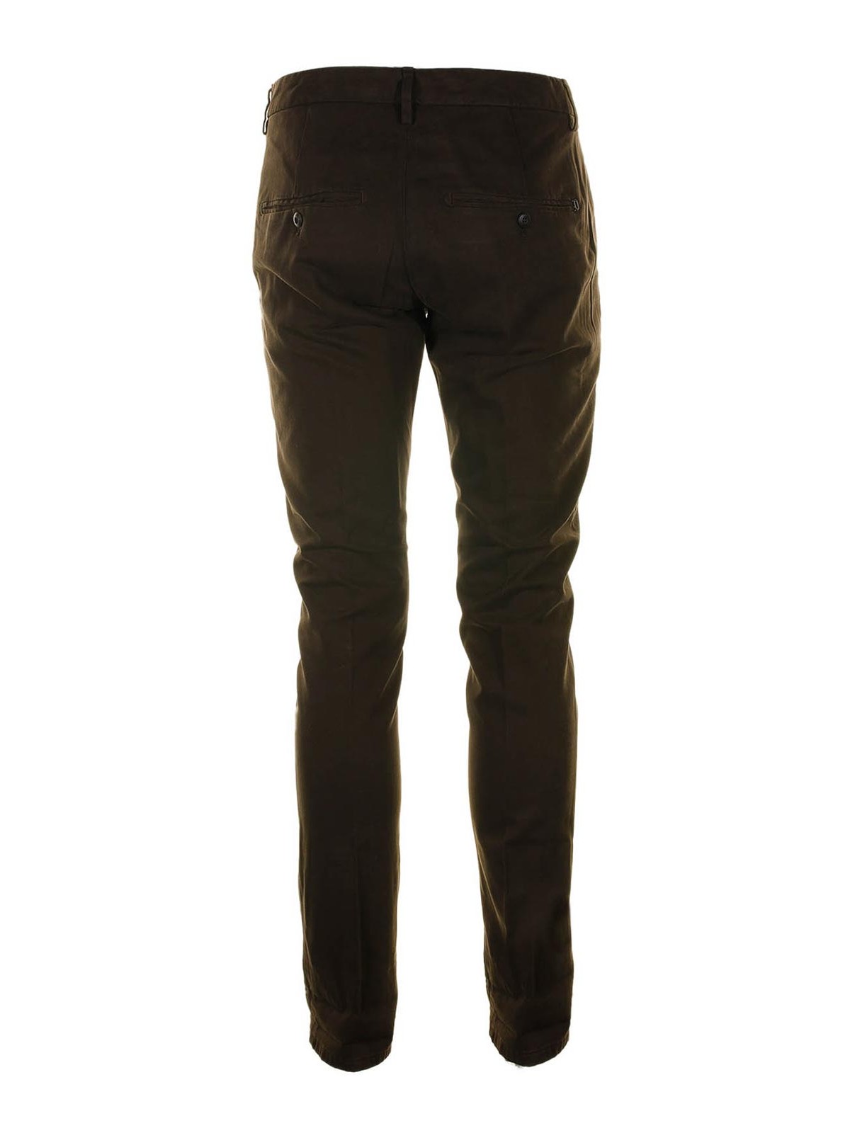 Brown Chino Trousers UP235AS0087U718 (DONDUP / パンツ ) | DONDUP (ドンダップ)(1)