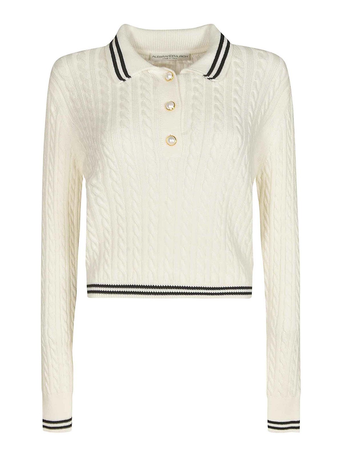 Sweater White FABX3686K42640105 (ALESSANDRA RICH / ニット・セーター・カーディガン ) | ALESSANDRA RICH (アレッサンドラ リッチ)