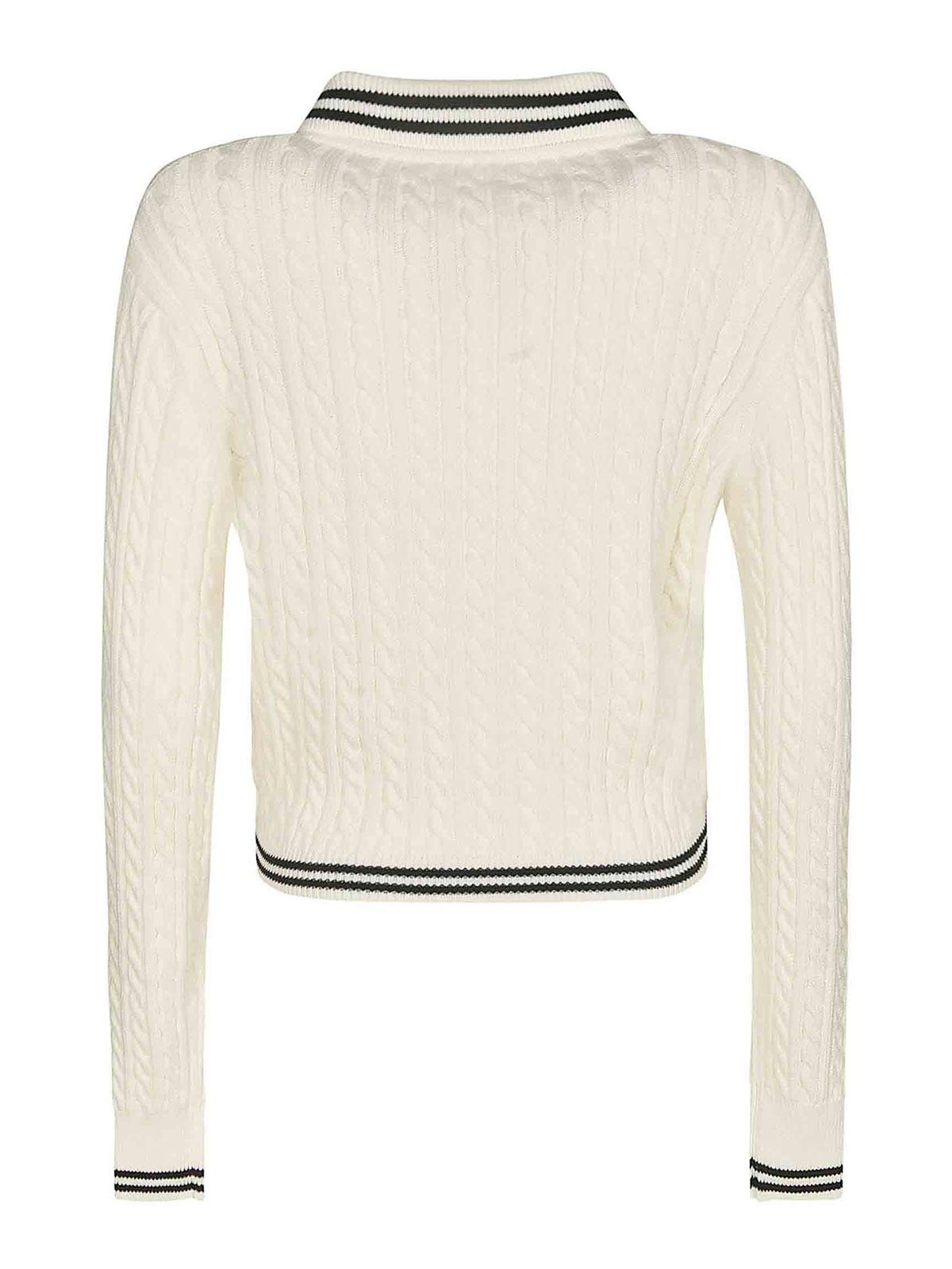 Sweater White FABX3686K42640105 (ALESSANDRA RICH / ニット・セーター・カーディガン ) | ALESSANDRA RICH (アレッサンドラ リッチ)(3)