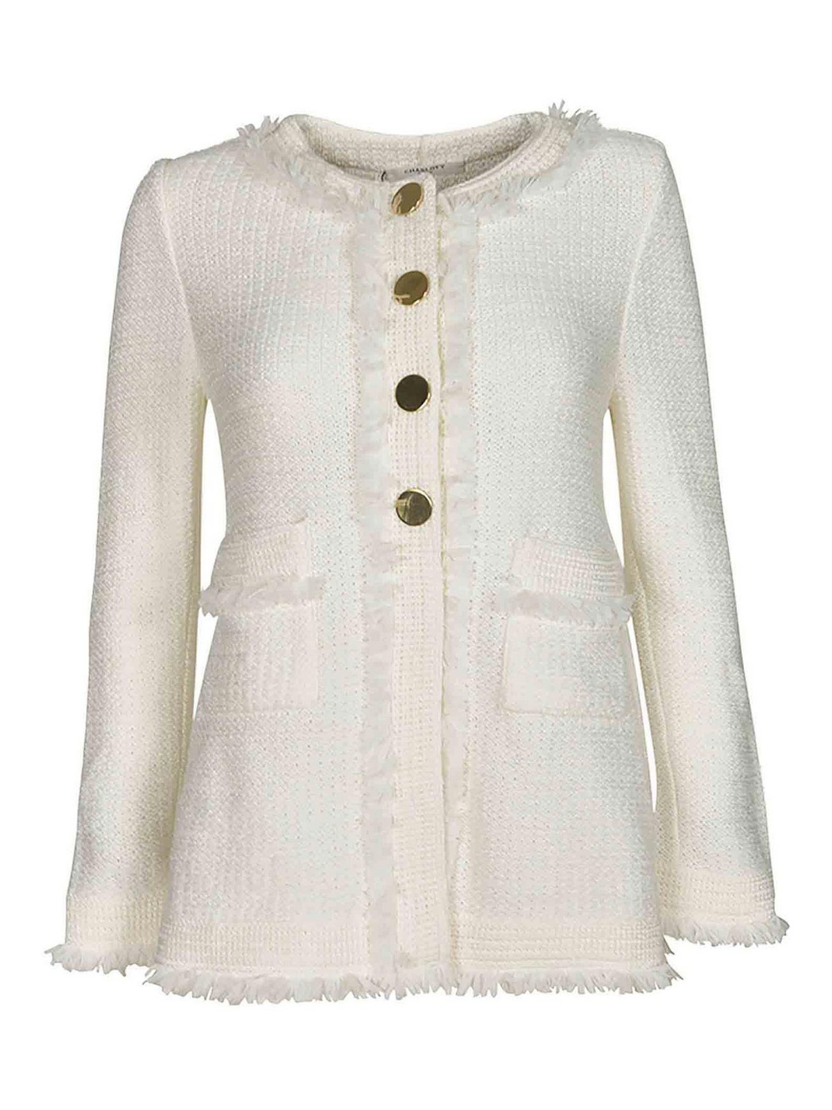 Jackets White 746400BIANCO (Charlott / ブレザー・ジャケット ) | Charlott (シャルロット)