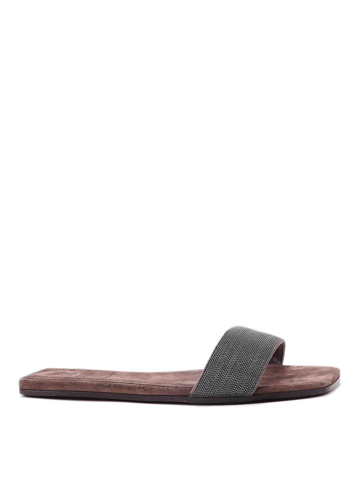 Leather sandals MZMIC2631C2126 (Brunello Cucinelli / サンダル ) | Brunello Cucinelli (ブルネロ・クチネリ)