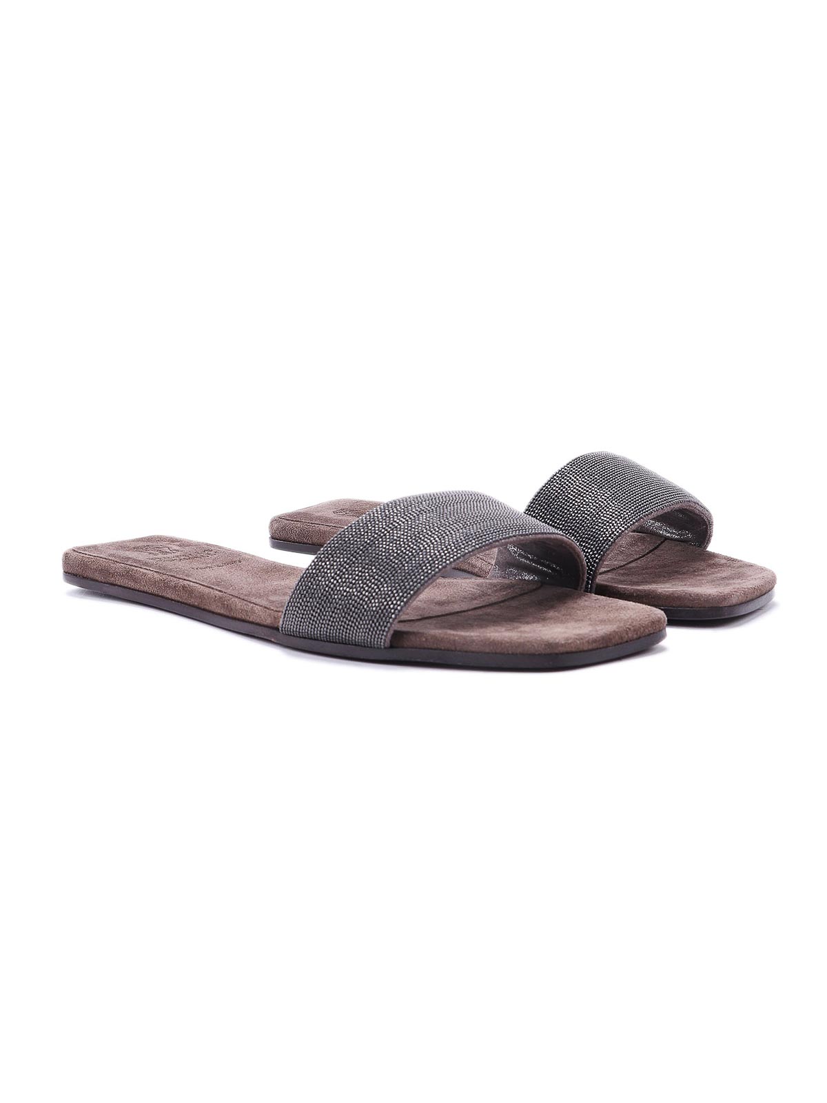 Leather sandals MZMIC2631C2126 (Brunello Cucinelli / サンダル ) | Brunello Cucinelli (ブルネロ・クチネリ)(1)