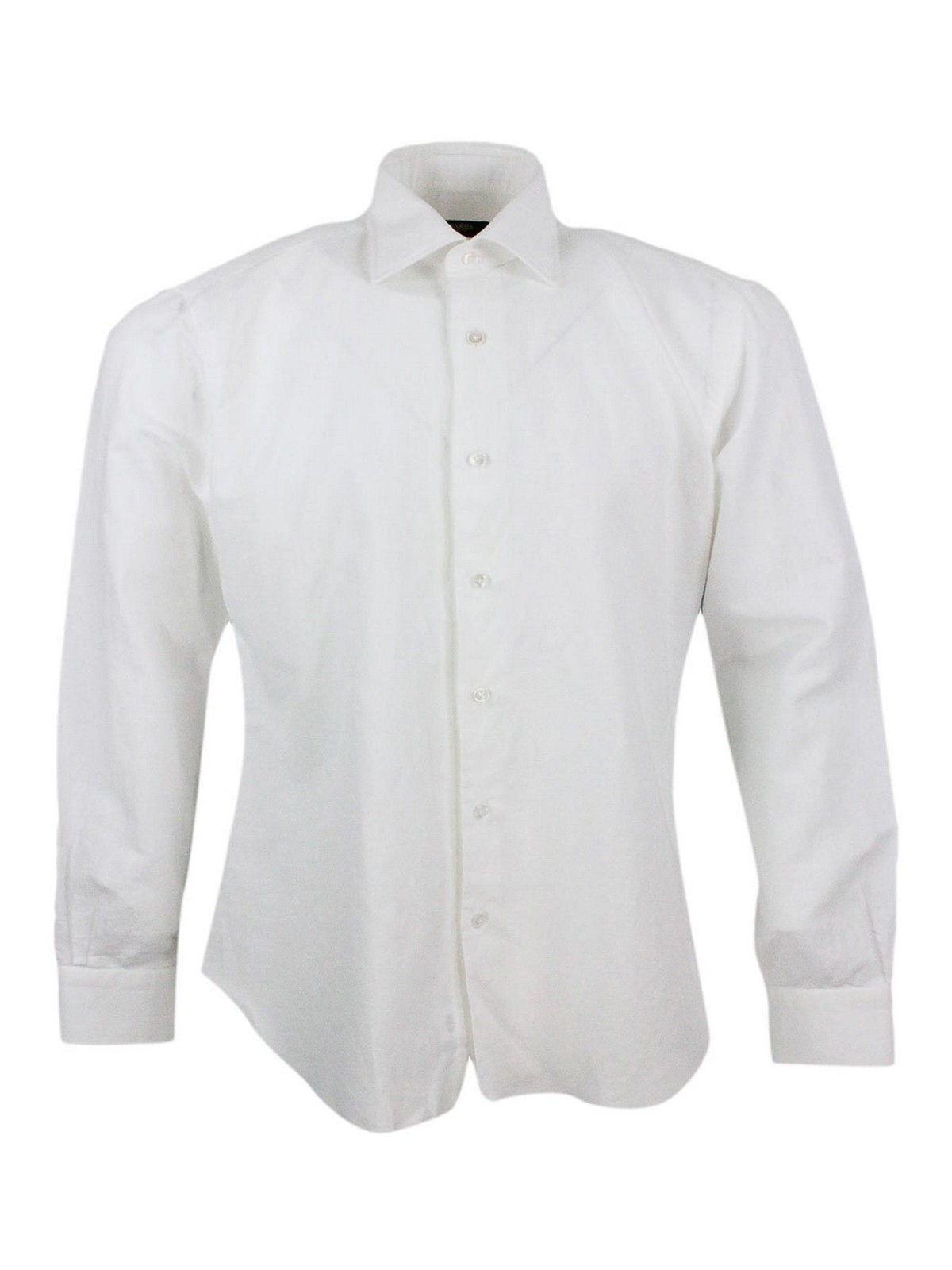 Shirt White K1U10P014116U001 (BARBA / シャツ・ブラウス ) | BARBA (バルバ)