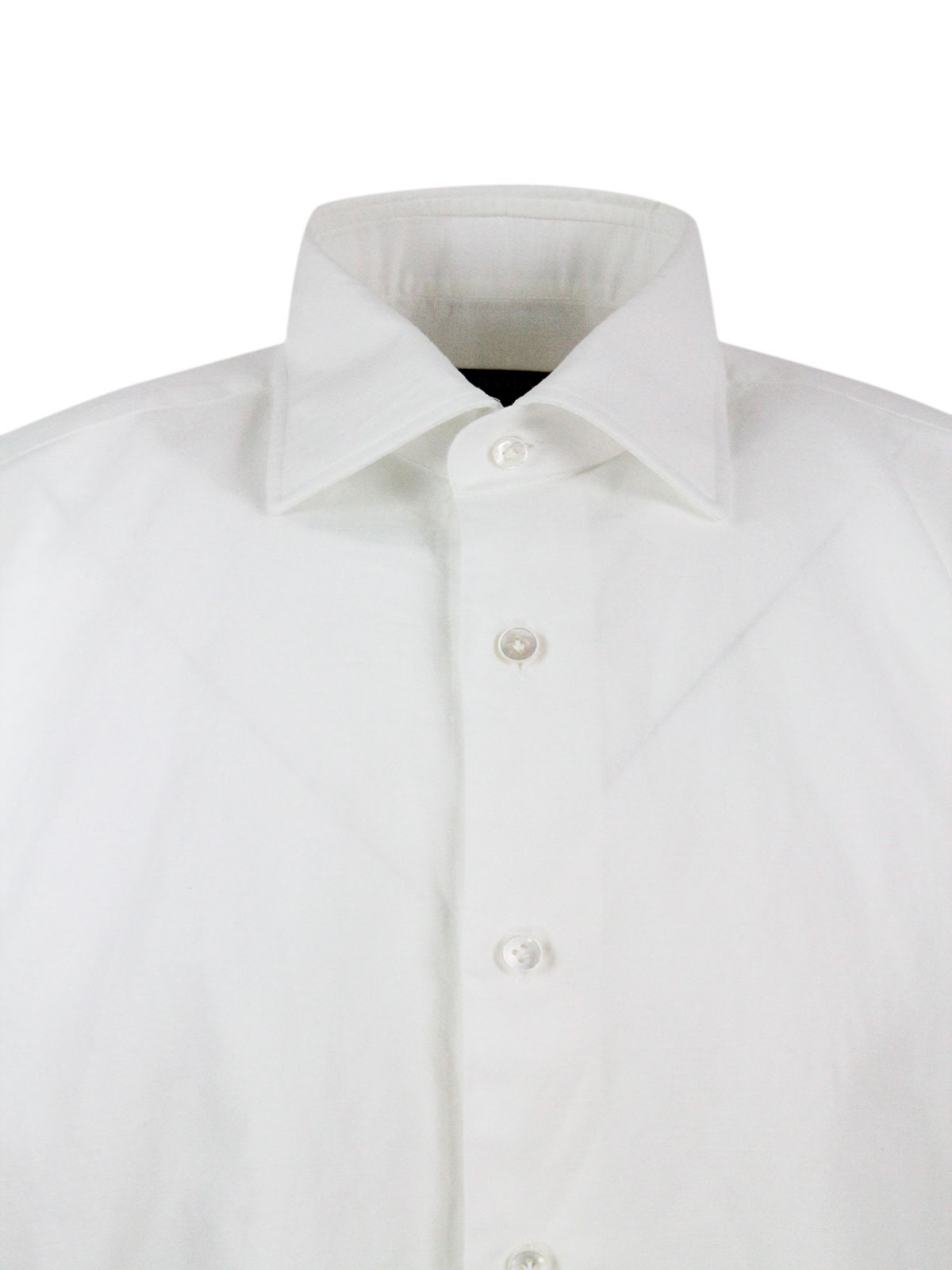 Shirt White K1U10P014116U001 (BARBA / シャツ・ブラウス ) | BARBA (バルバ)(3)