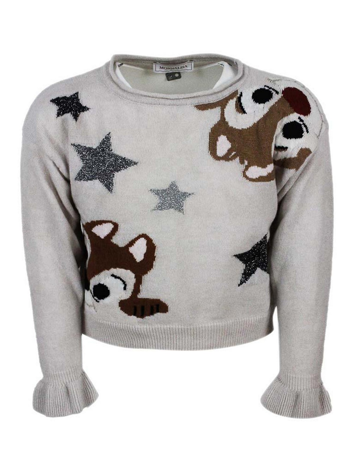 Sweater Beige 19062300630029 (MONNALISA / ニット・セーター・カーディガン ) | MONNALISA (モナリザ)