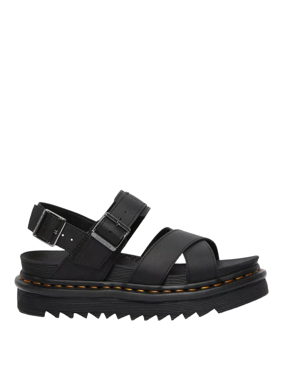Leather sandals VOSSIIHYDROLEATHERBLACK (DR.MARTENS / サンダル ) | DR.MARTENS (ドクターマーチン)