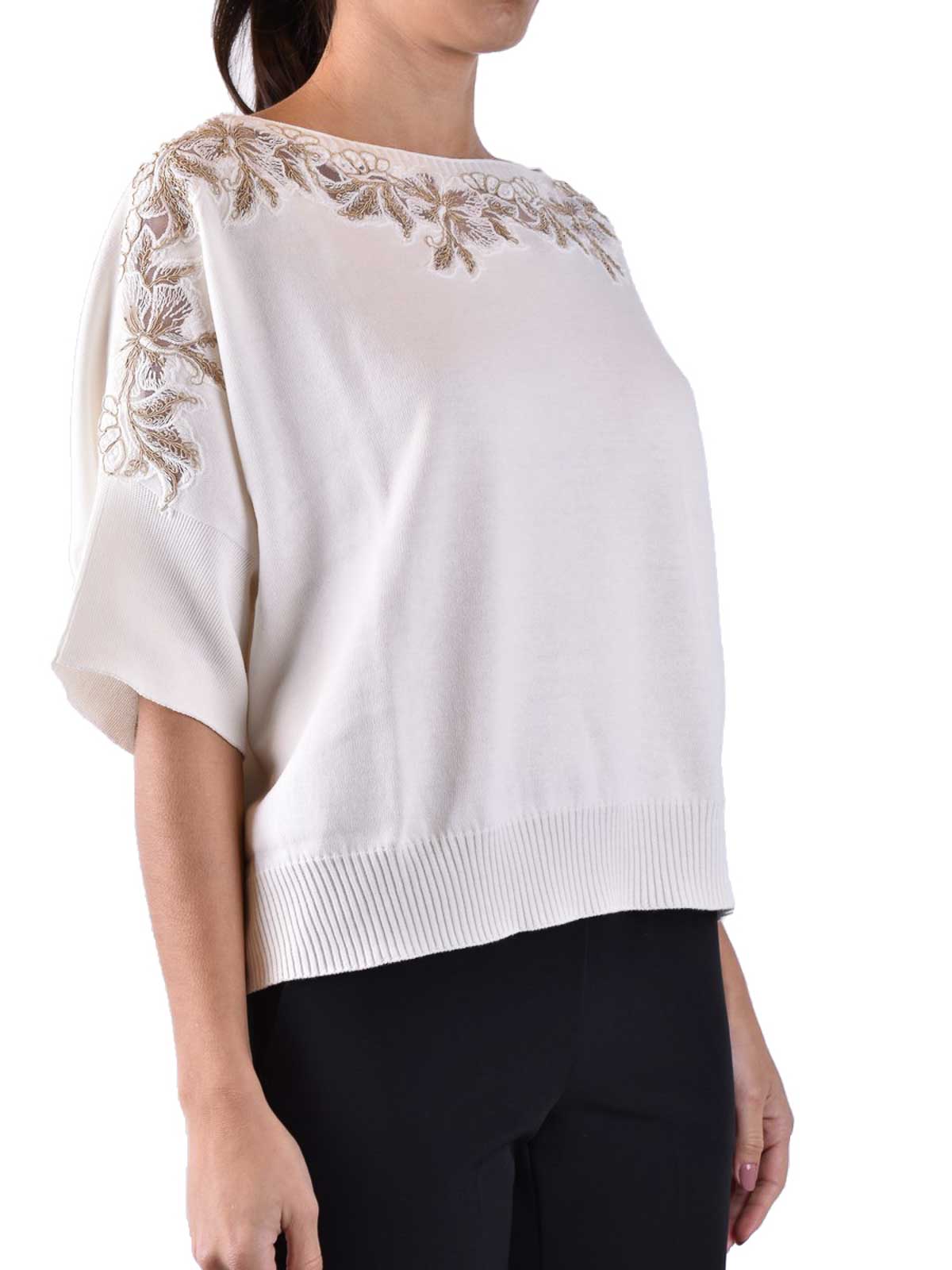 Sweater D44EM004E8E80MF291 (ERMANNO SCERVINO / ニット・セーター・カーディガン ) | ERMANNO SCERVINO (エルマンノ シェルヴィーノ)(2)