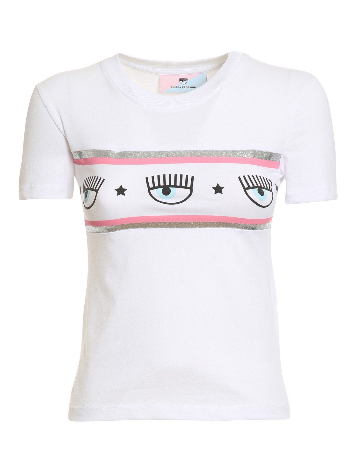 Maxi logo T-shirt 72CBHT15CJT00003 (CHIARA FERRAGNI / Tシャツ・カットソー ) | CHIARA FERRAGNI (キアラ フェラーニ)