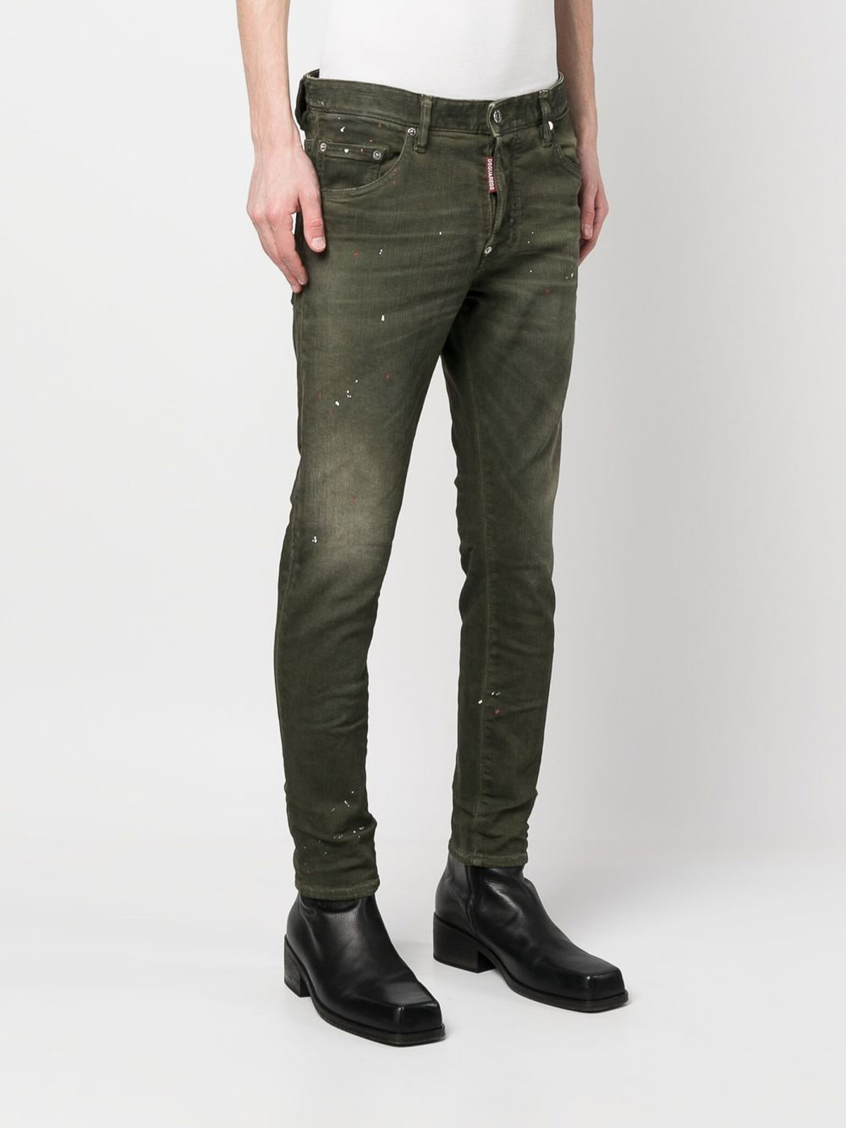 Dsquared2 trousers green S74LB1356S30733697 (Dsquared2 / ジーンズ ) | Dsquared2 (ディースクエアード)(1)