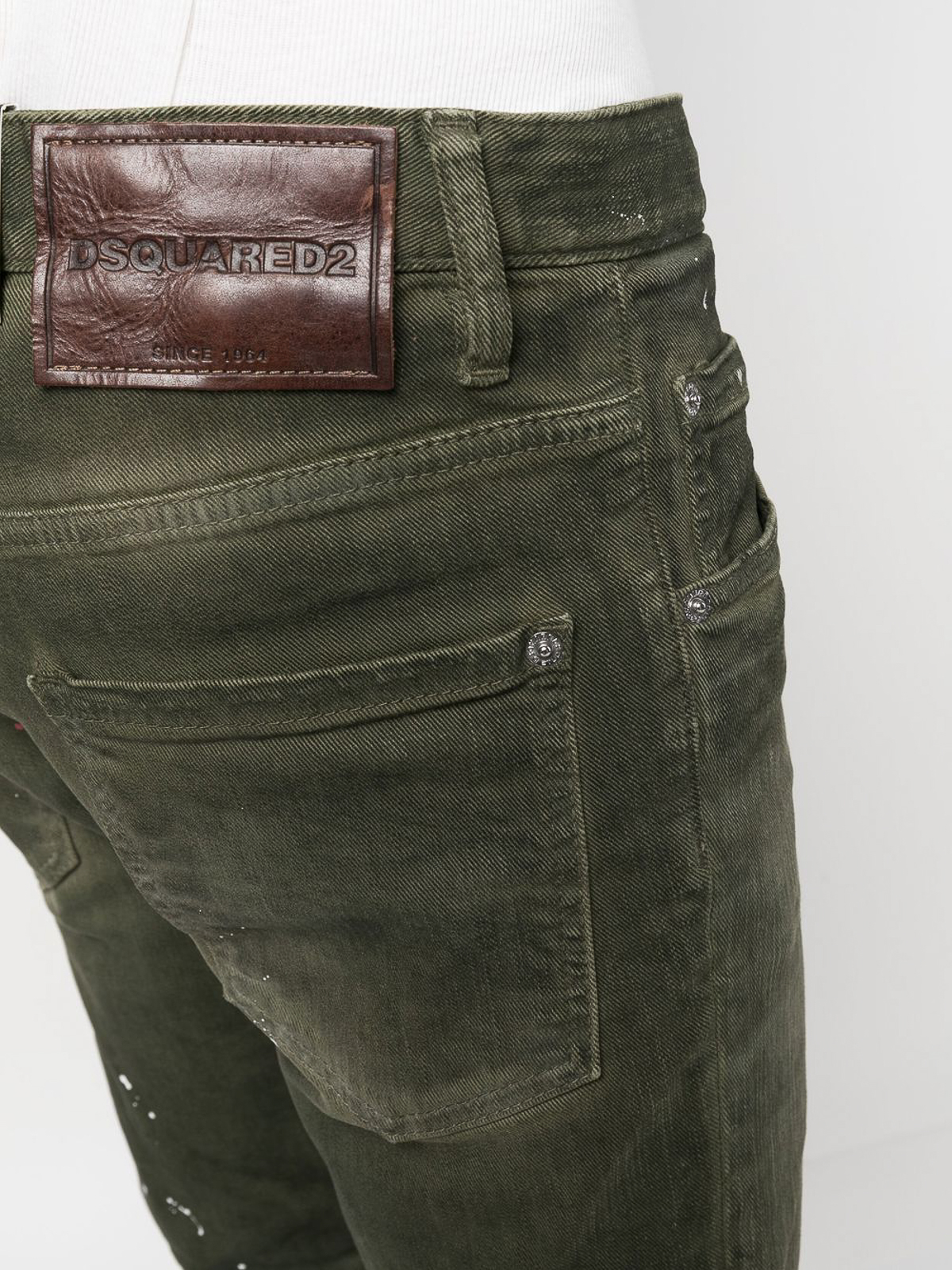 Dsquared2 trousers green S74LB1356S30733697 (Dsquared2 / ジーンズ ) | Dsquared2 (ディースクエアード)(3)