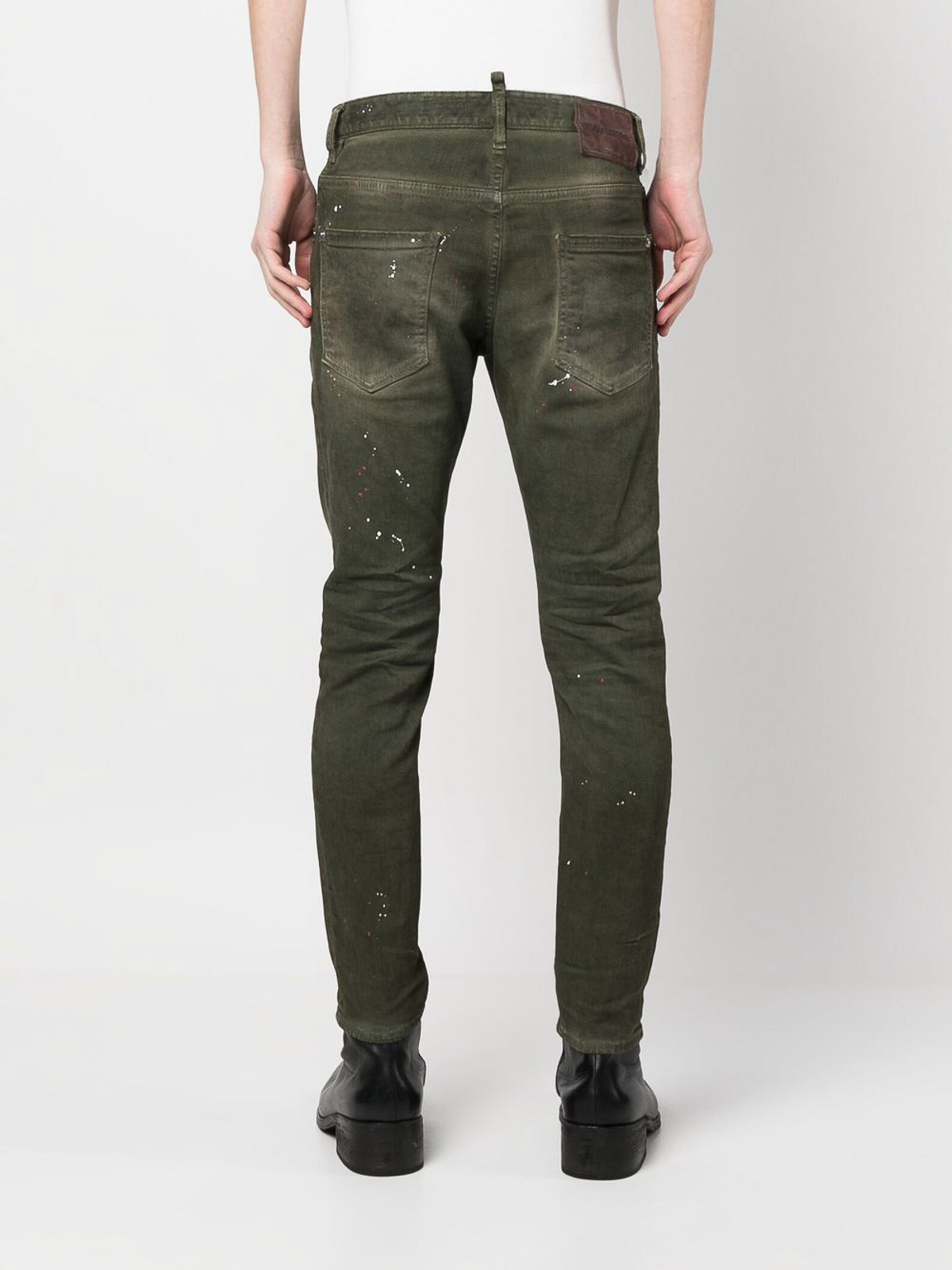 Dsquared2 trousers green S74LB1356S30733697 (Dsquared2 / ジーンズ ) | Dsquared2 (ディースクエアード)(4)