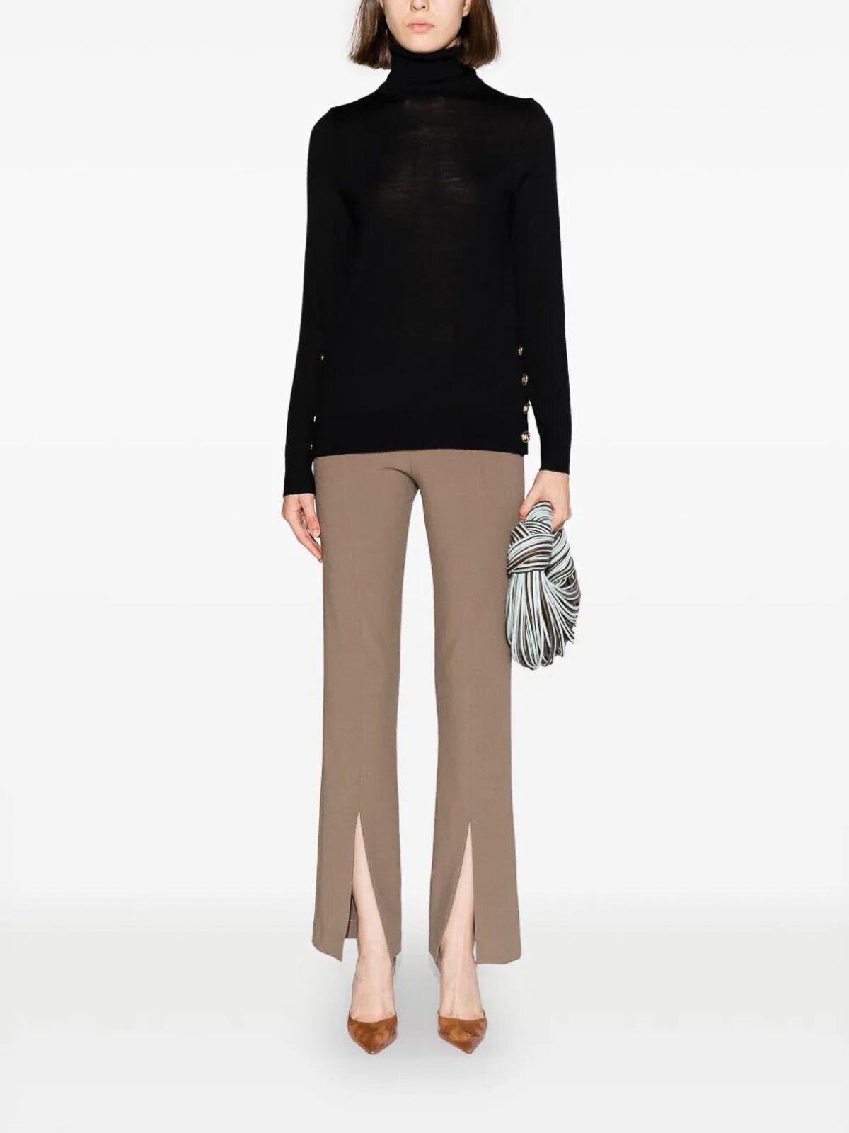 High neck collar MF360NV4VR001 (MICHAEL KORS / ニット・セーター・カーディガン ) | MICHAEL KORS (マイケル・コース)(2)