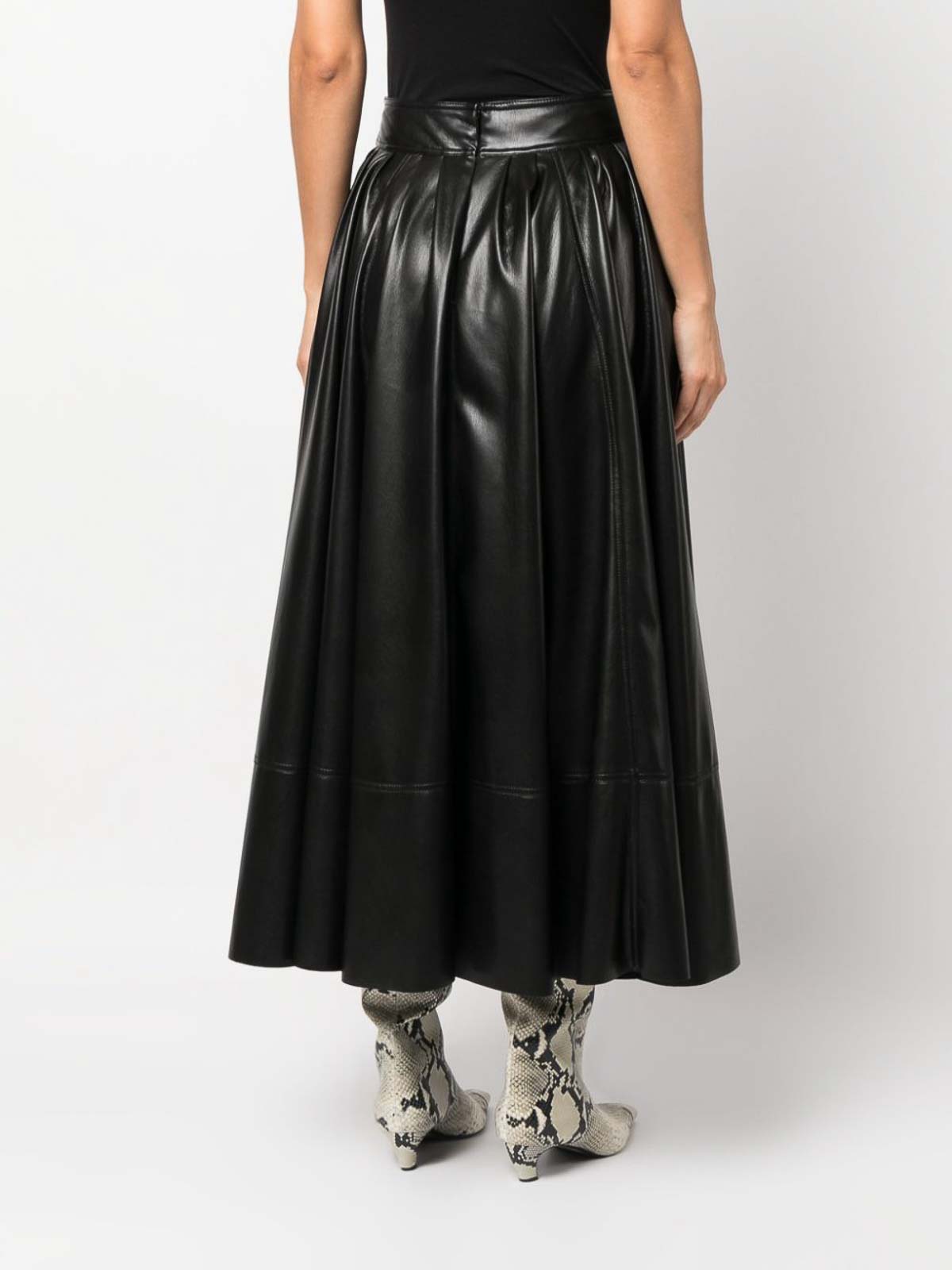 Black coated skirt 010871400555 (PHILOSOPHY / スカート ) | PHILOSOPHY (フィロソフィ)(1)