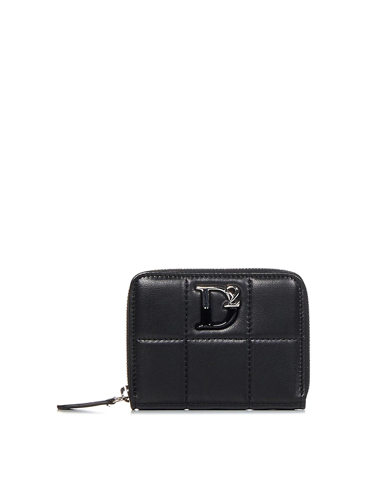 Quilted Zipped Wallet WAW002418906790M802 (Dsquared2 / 財布・カードケース ) | Dsquared2 (ディースクエアード)