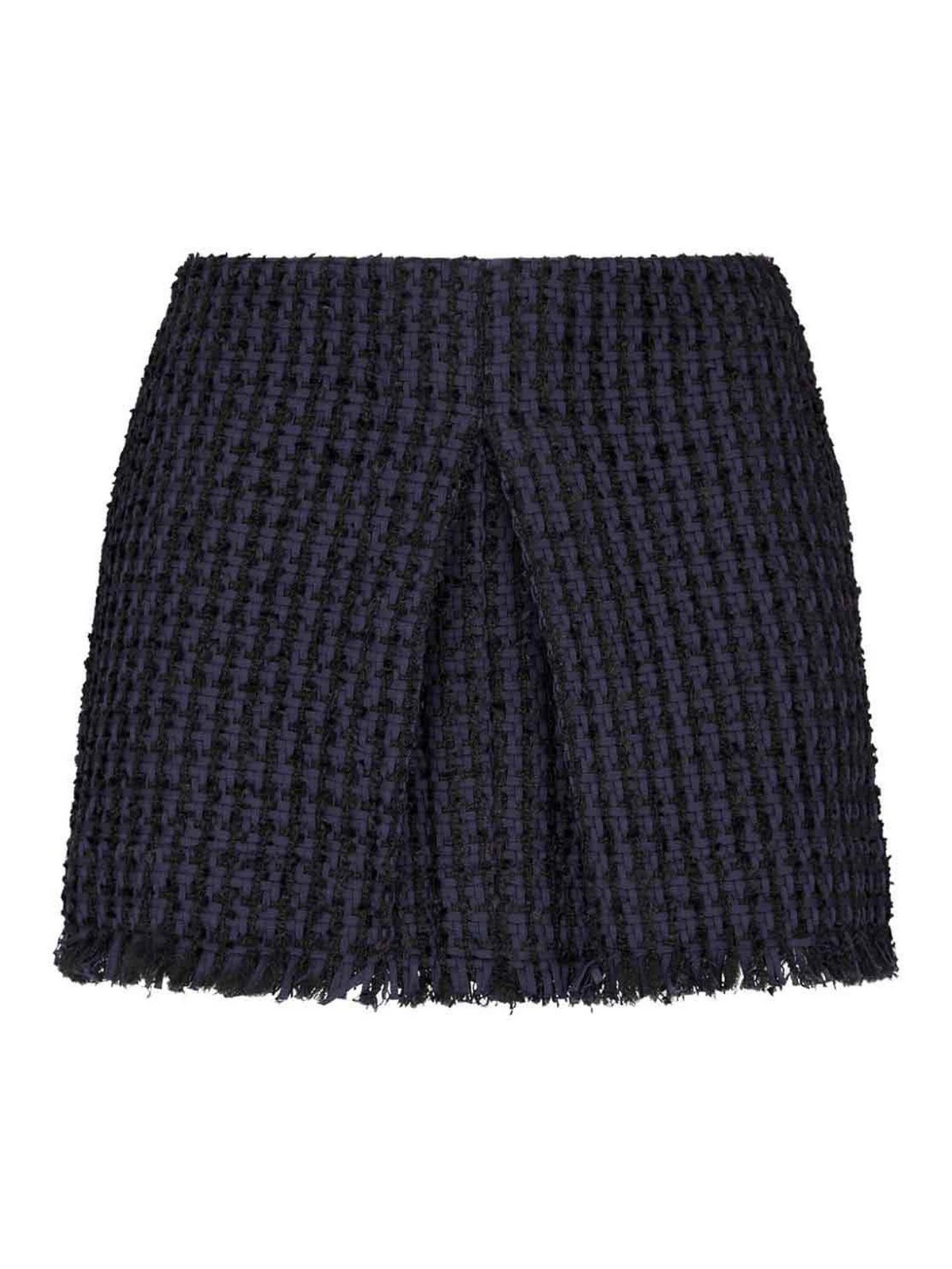 Tweed frayed-hem miniskirt S75MA0915S78504524 (Dsquared2 / スカート ) | Dsquared2 (ディースクエアード)